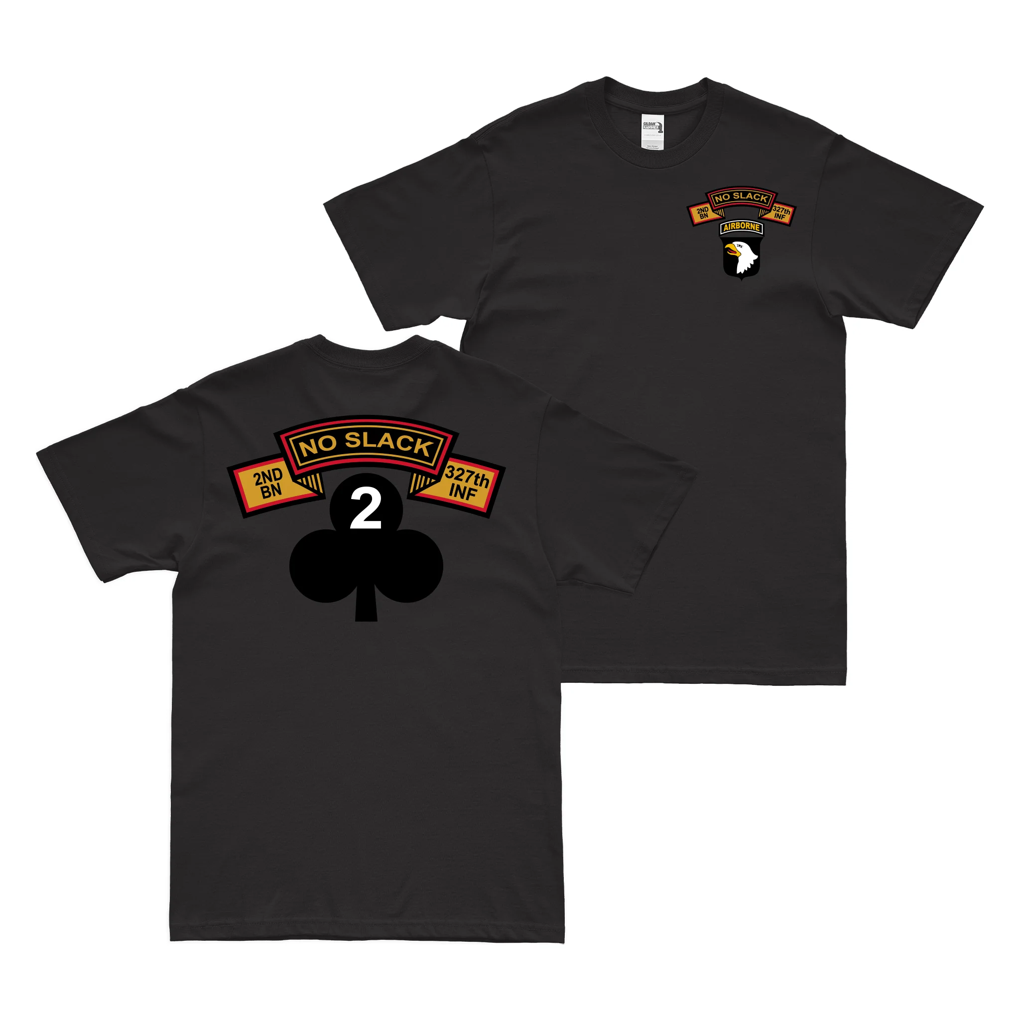 Double-Sided 'No Slack' 2-327 IR Shamrock T-Shirt