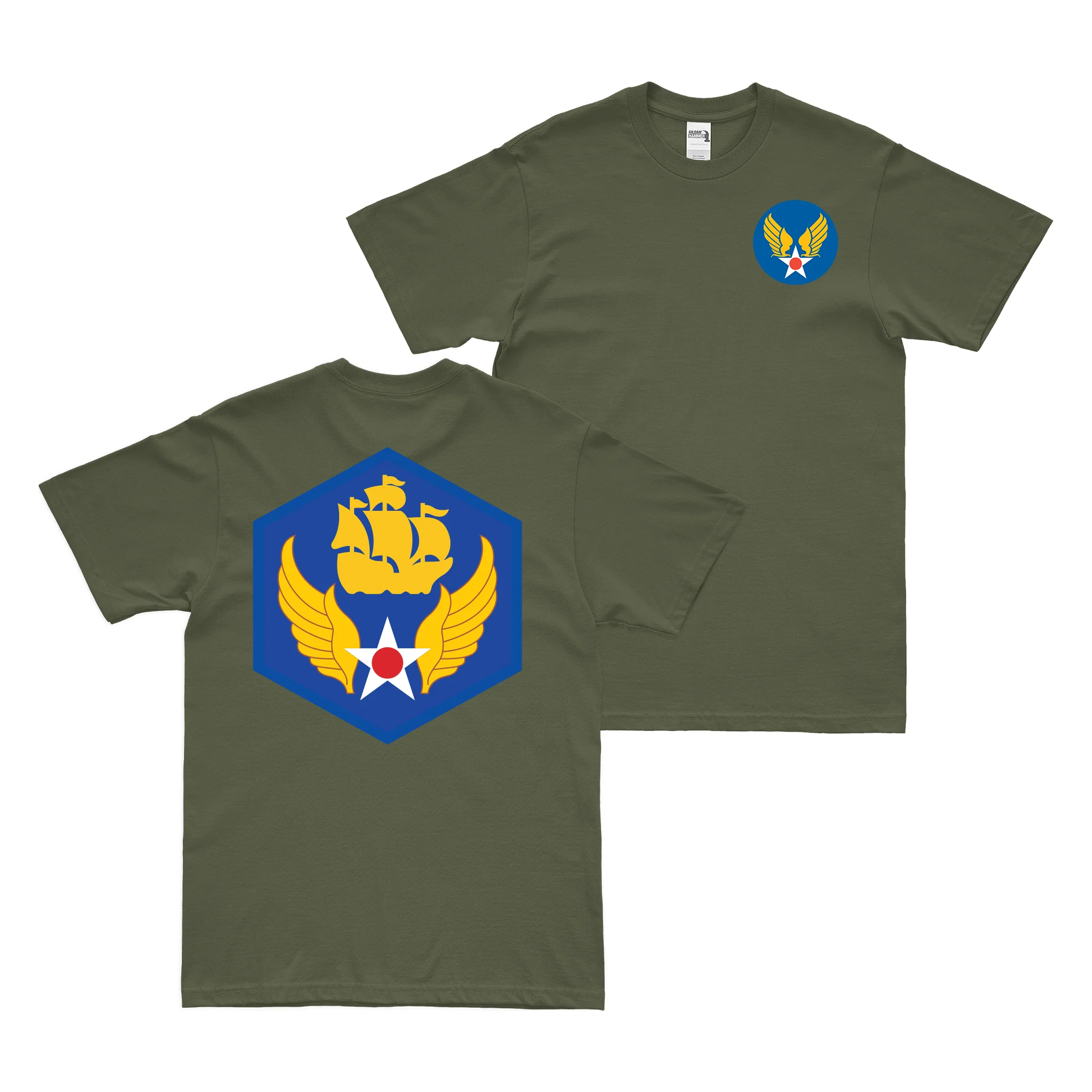 Double-Sided Sixth Air Force USAAF WW2 T-Shirt - Image 2