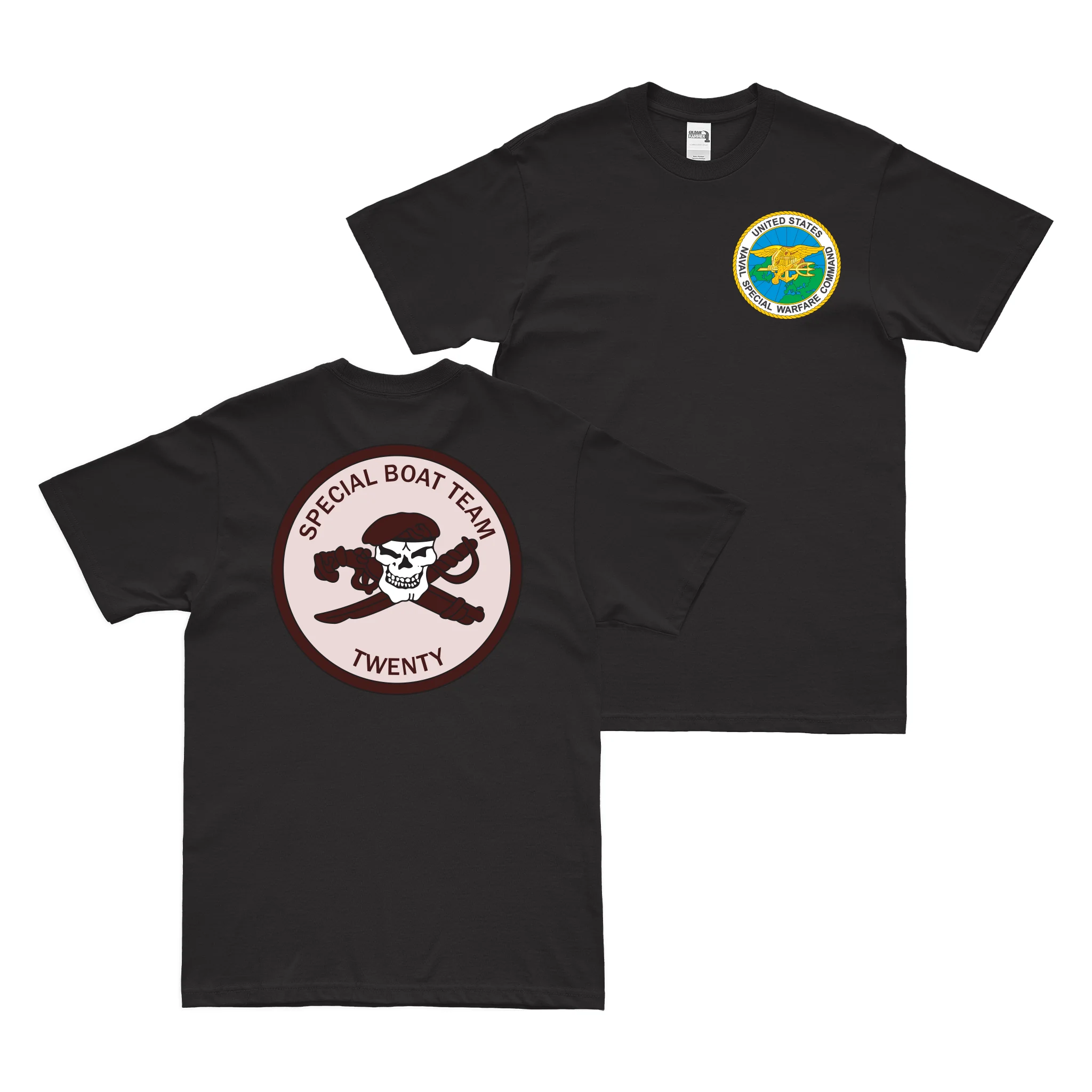Double-Sided Special Boat Team 20 (SBT-20) Emblem NSW T-Shirt