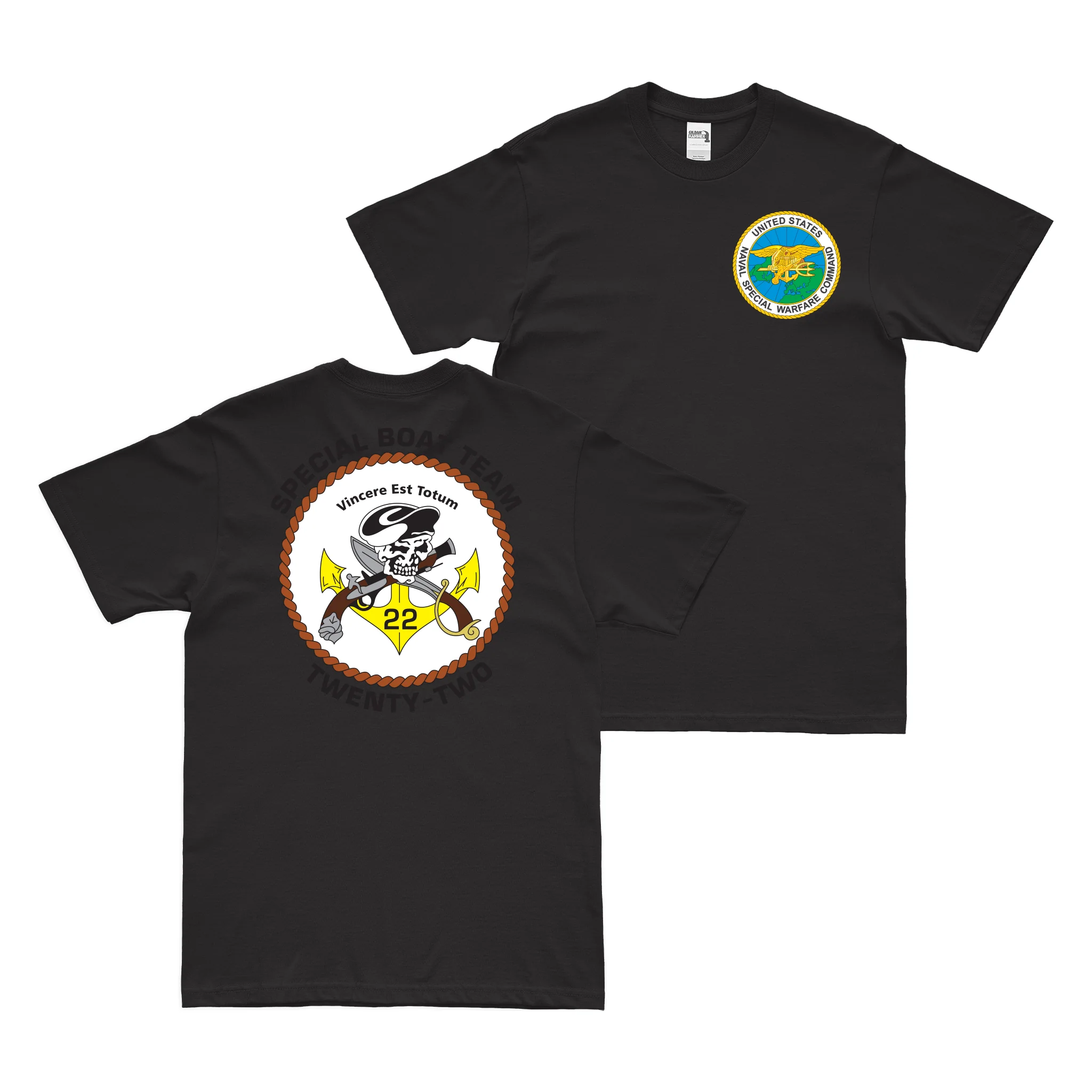 Double-Sided Special Boat Team 22 (SBT-22) NSW T-Shirt