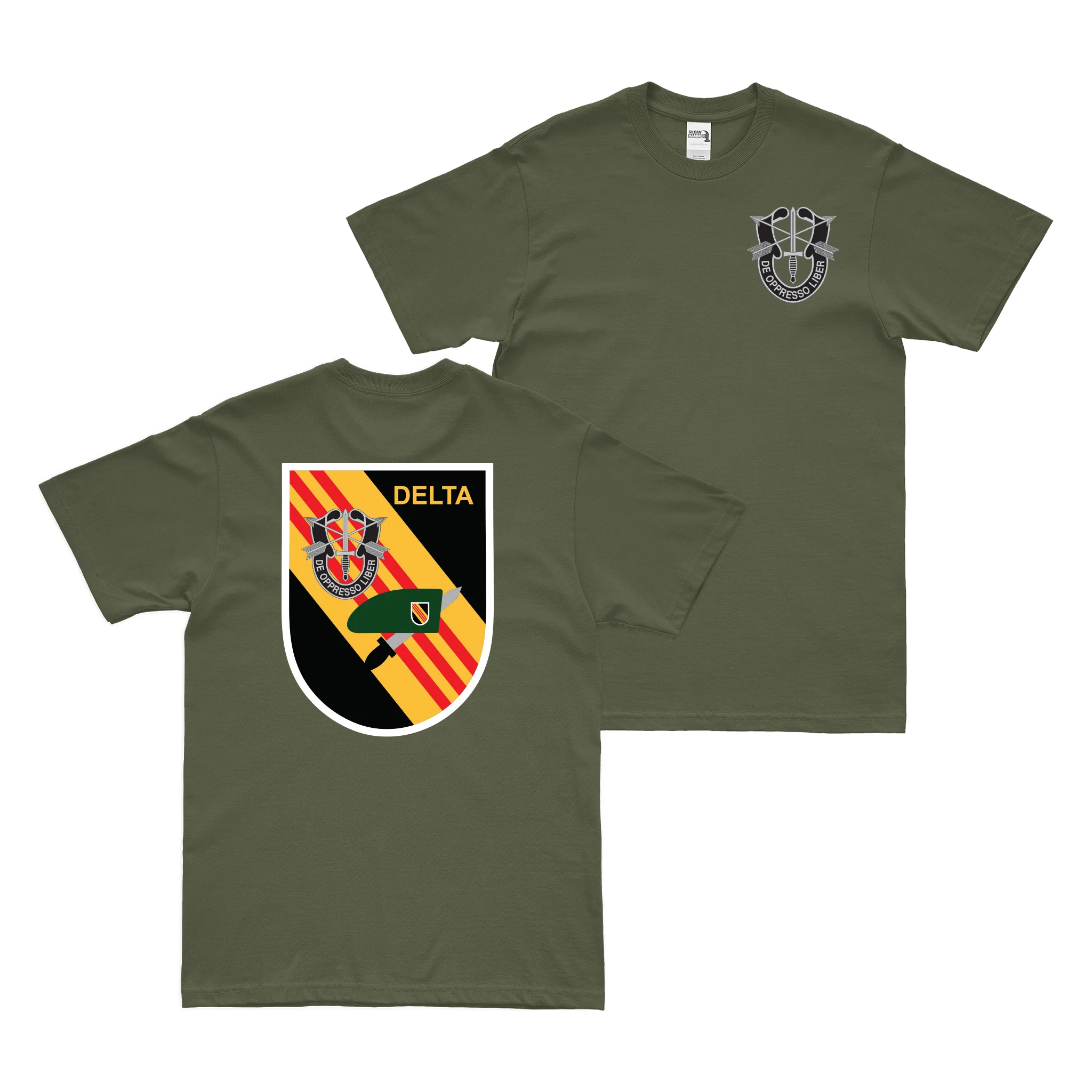 Double-Sided Special Forces Project DELTA T-Shirt - Image 2
