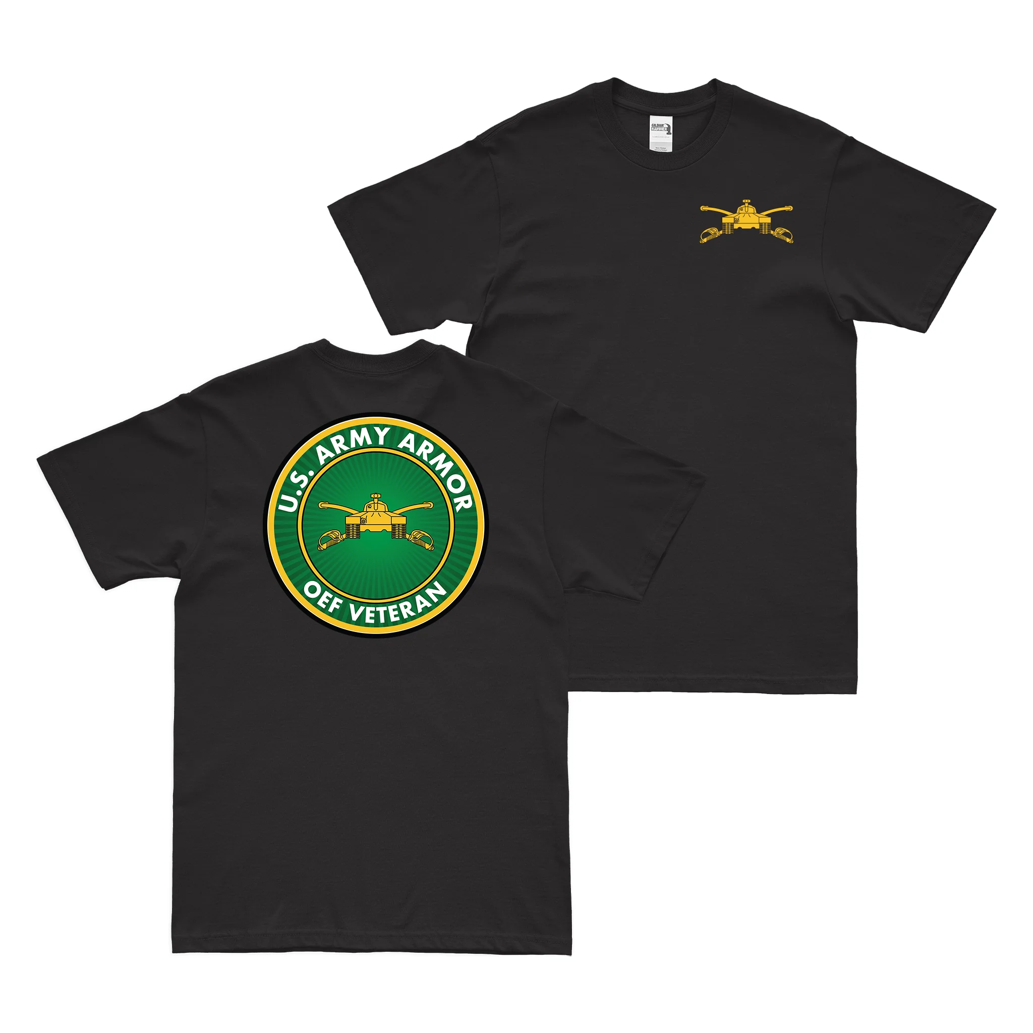 Double-Sided U.S. Army Armor OEF Veteran T-Shirt