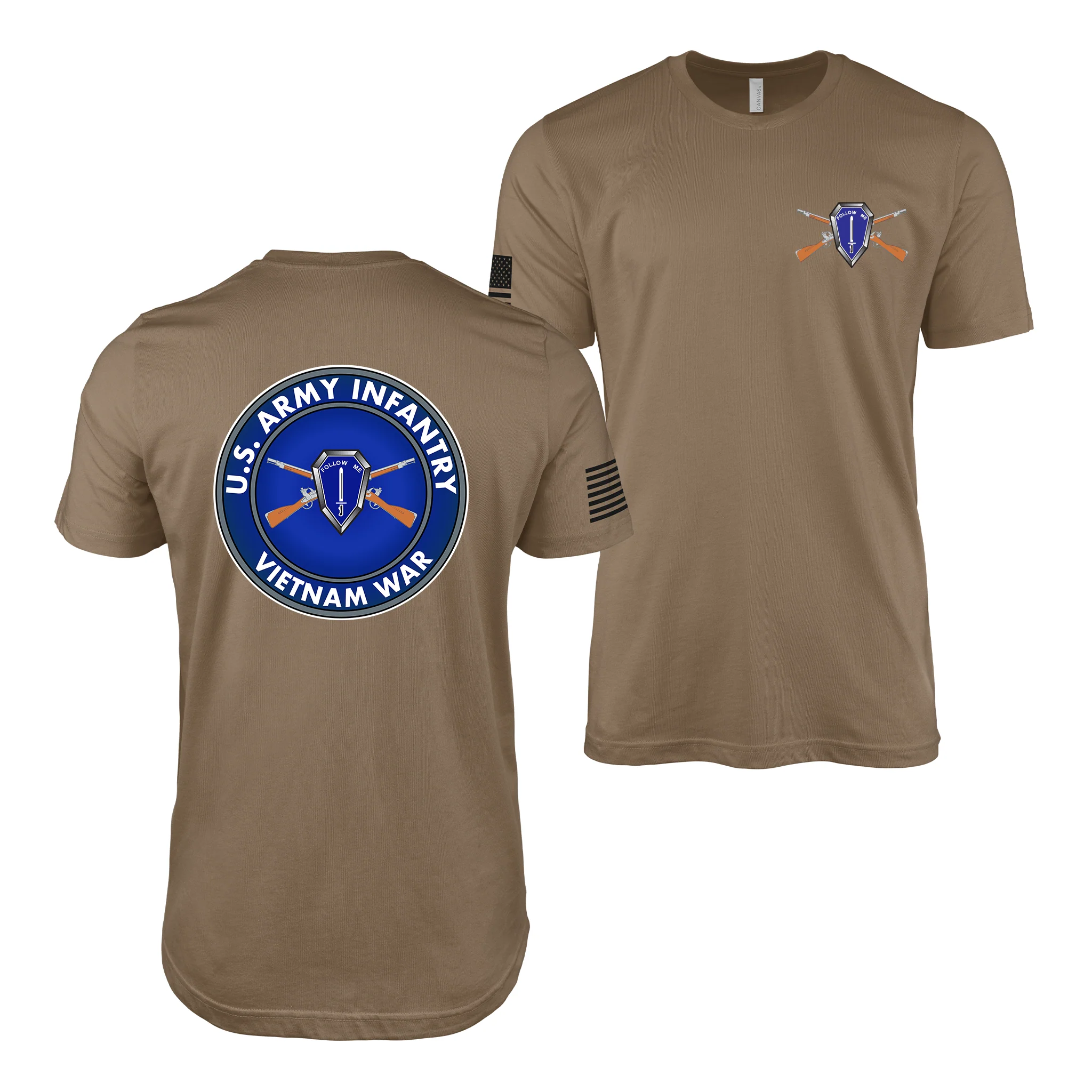 Double-Sided U.S. Army Infantry Vietnam Legacy T-Shirt