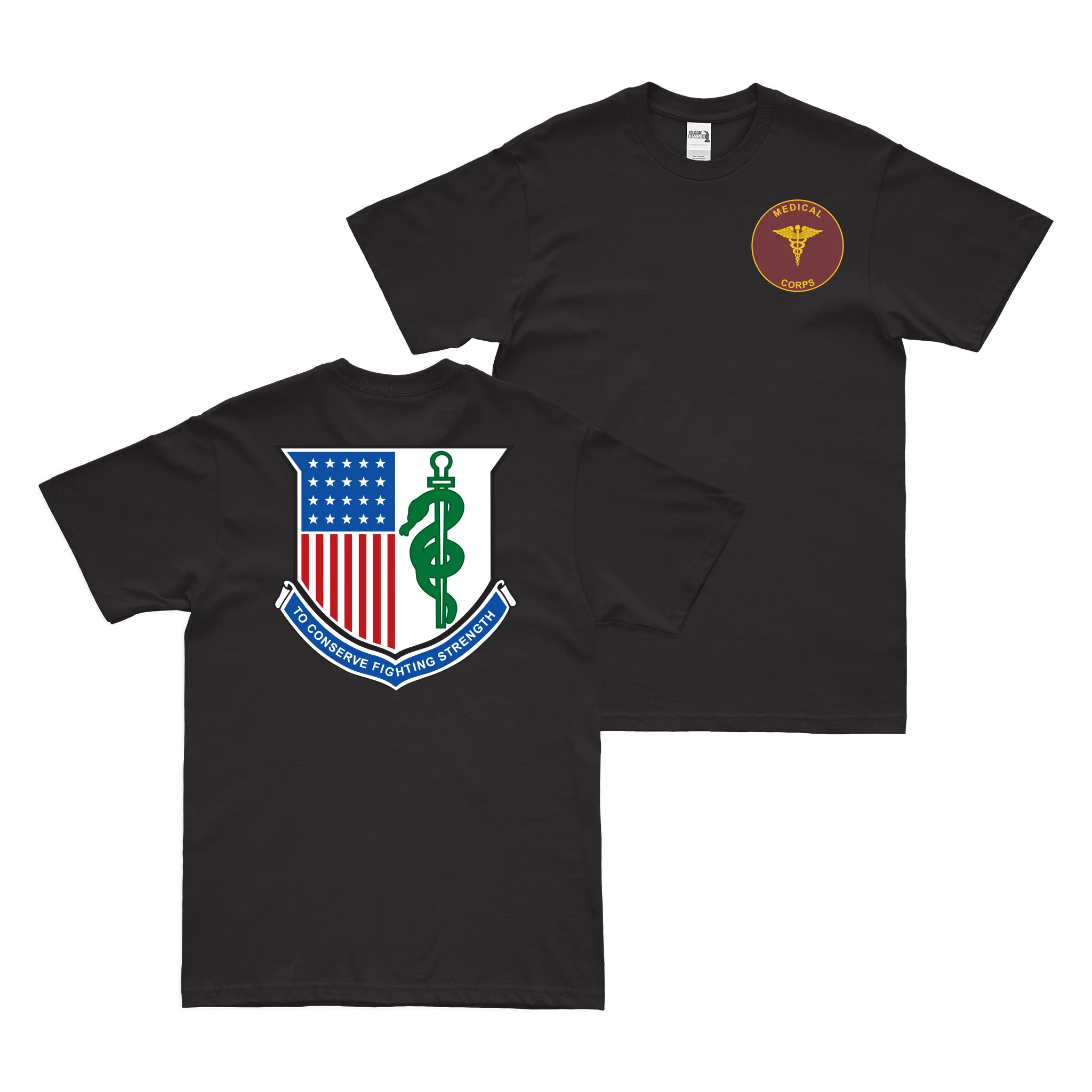 Double-Sided U.S. Army Medical Corps T-Shirt