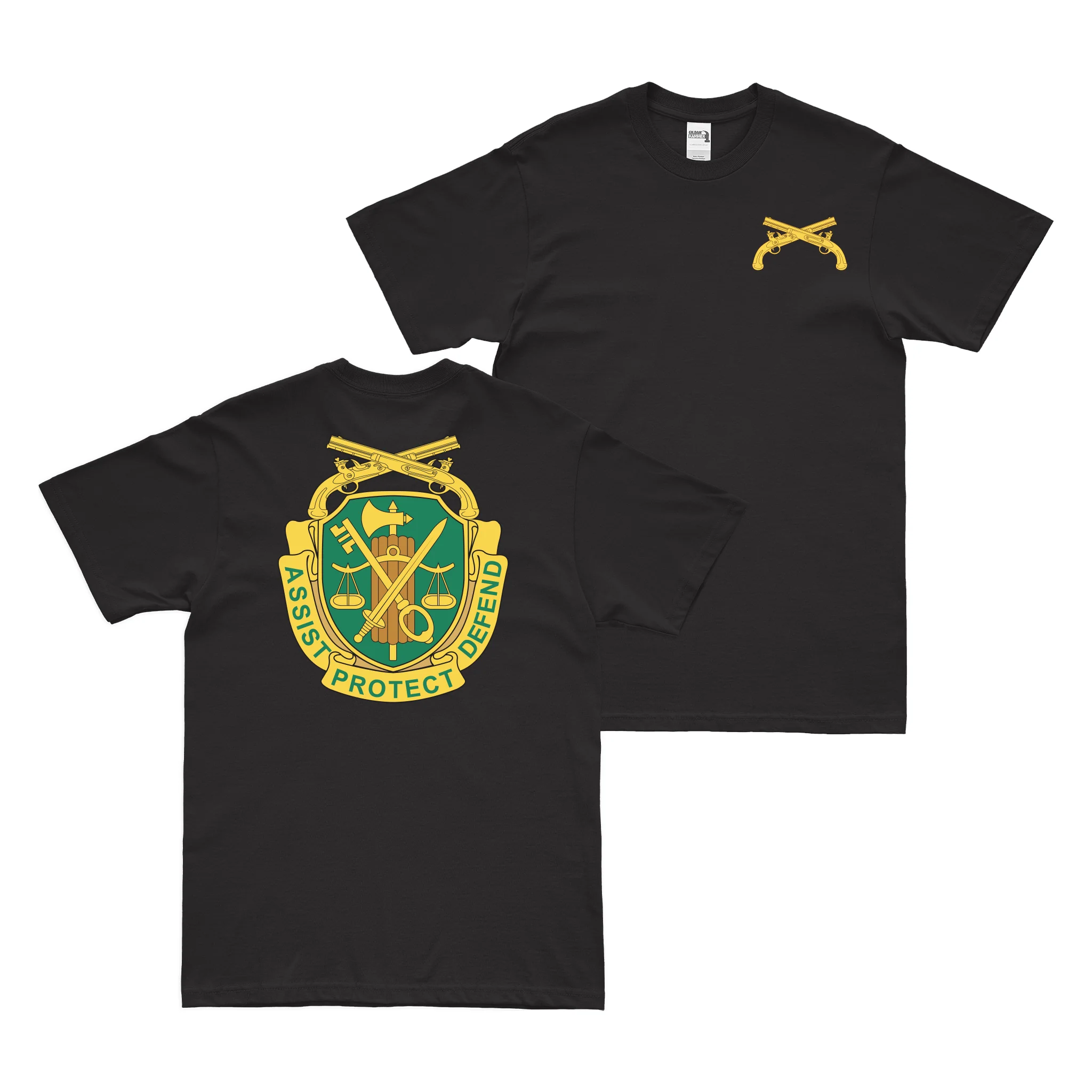 Double-Sided U.S. Army Military Police Corps Insignia T-Shirt