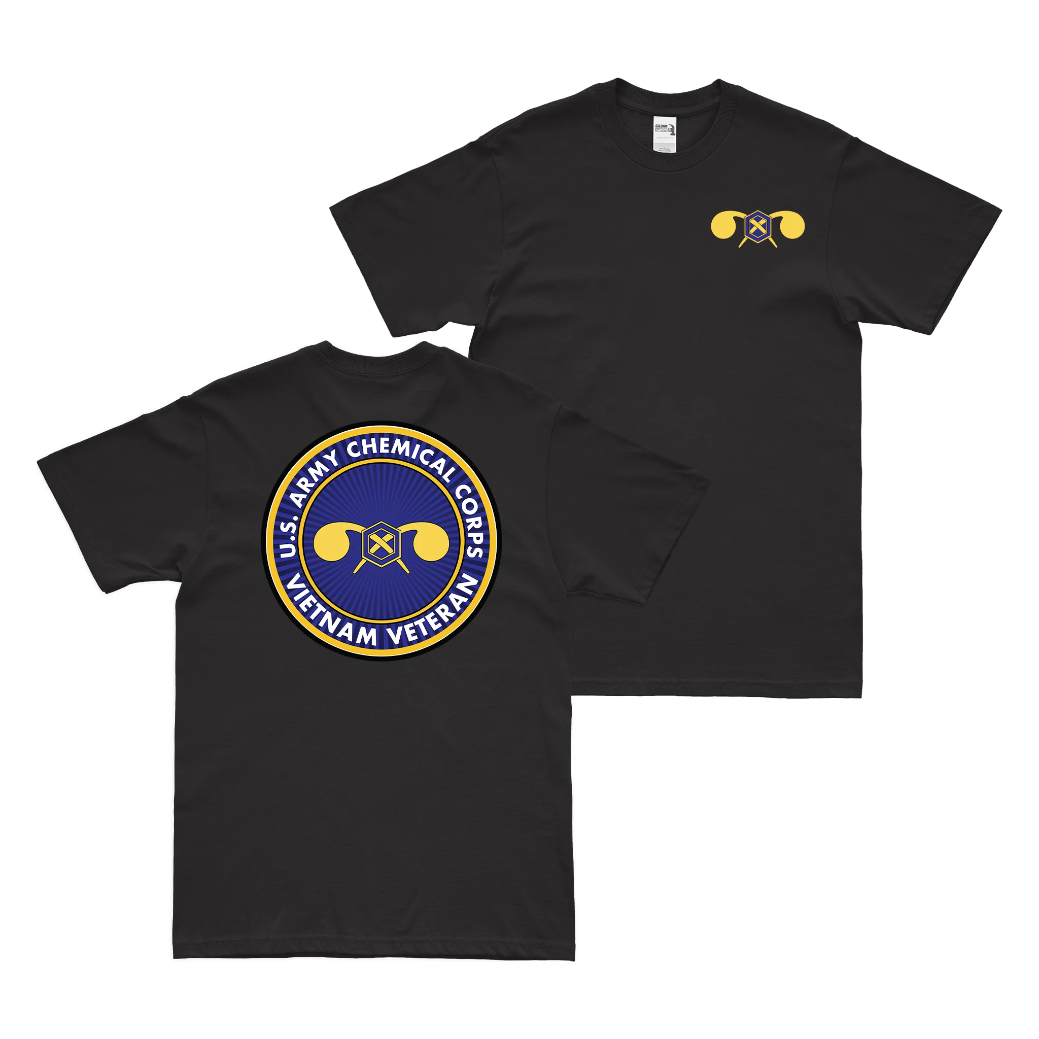 Double-Sided U.S. Army Chemical Corps Vietnam Veteran T-Shirt