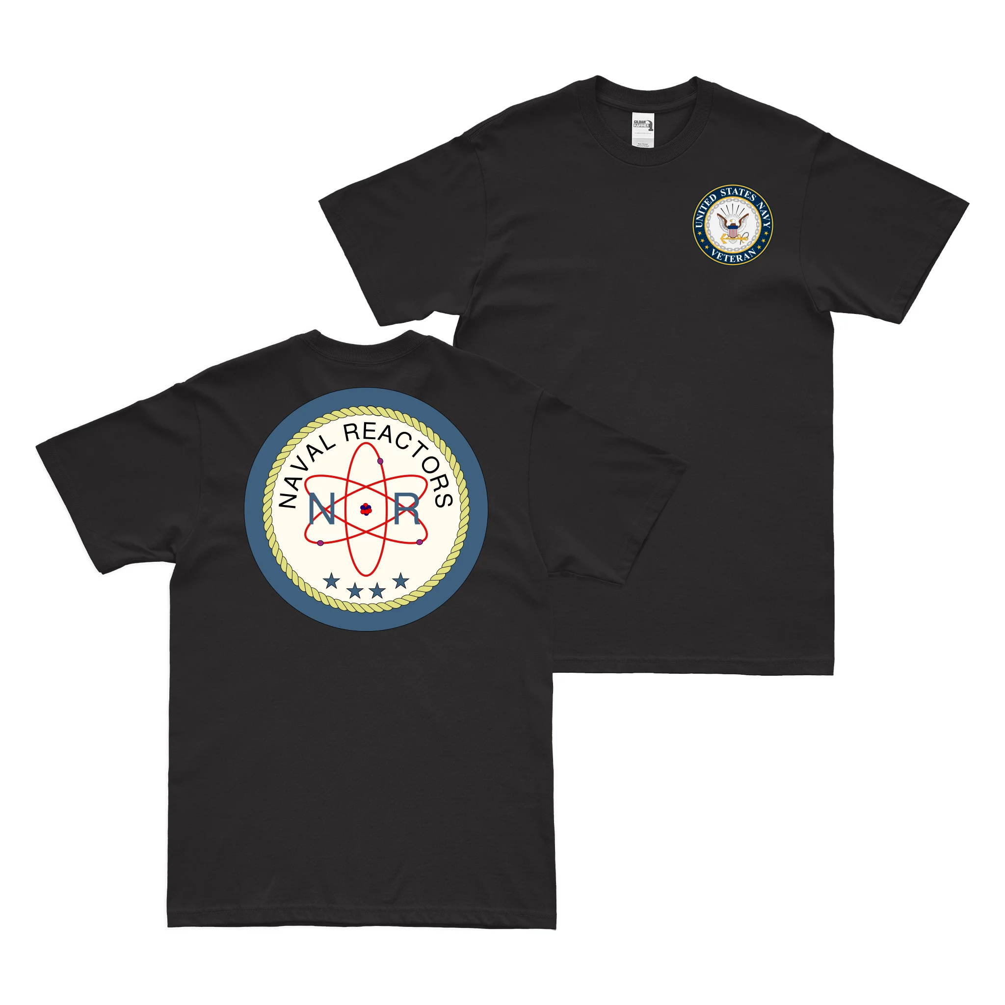 Double-Sided U.S. Naval Reactors Veteran T-Shirt