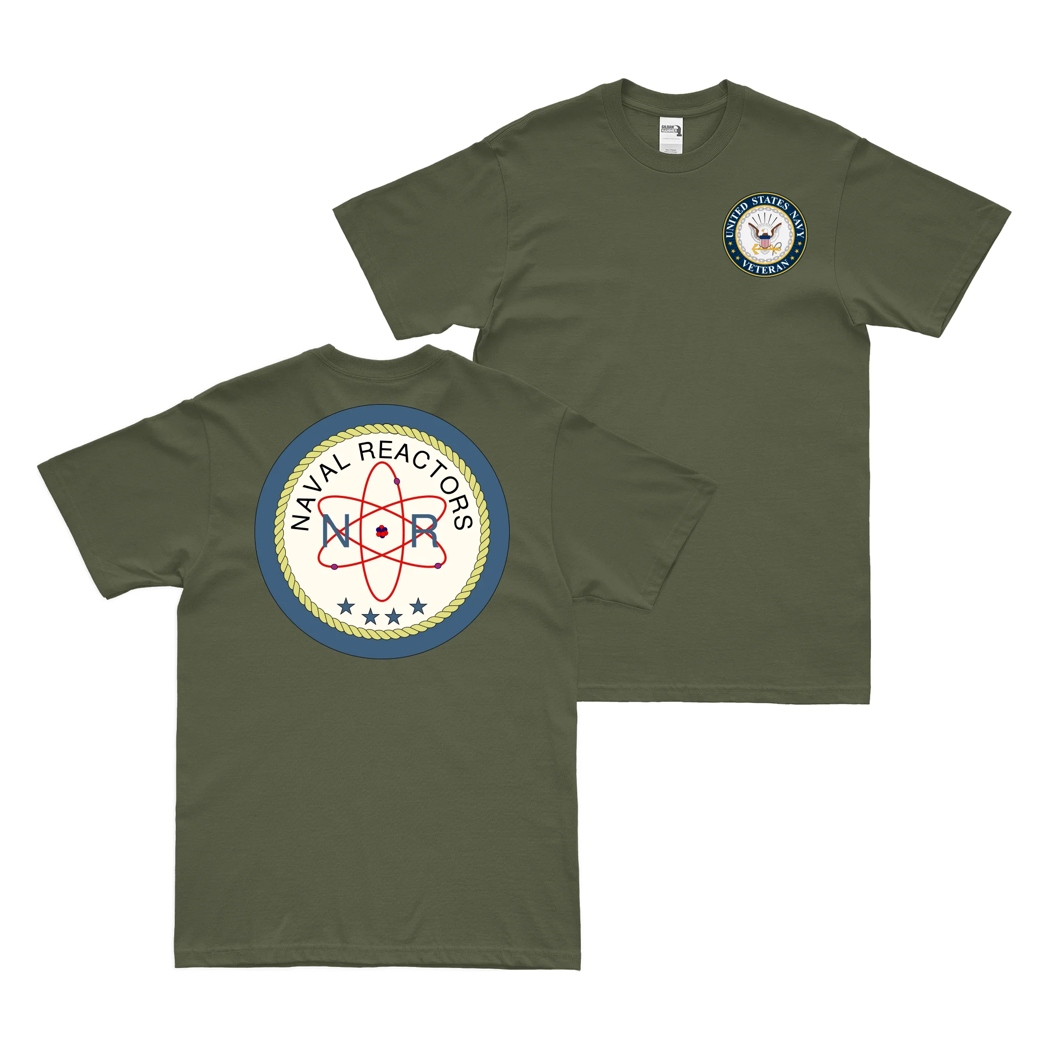 Double-Sided U.S. Naval Reactors Veteran T-Shirt - Image 2