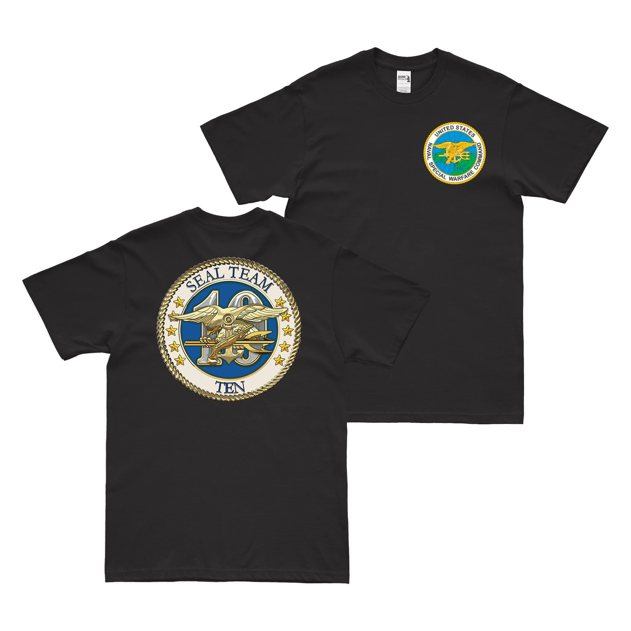 Double-Sided U.S. Navy SEAL Team 10 NSW T-Shirt