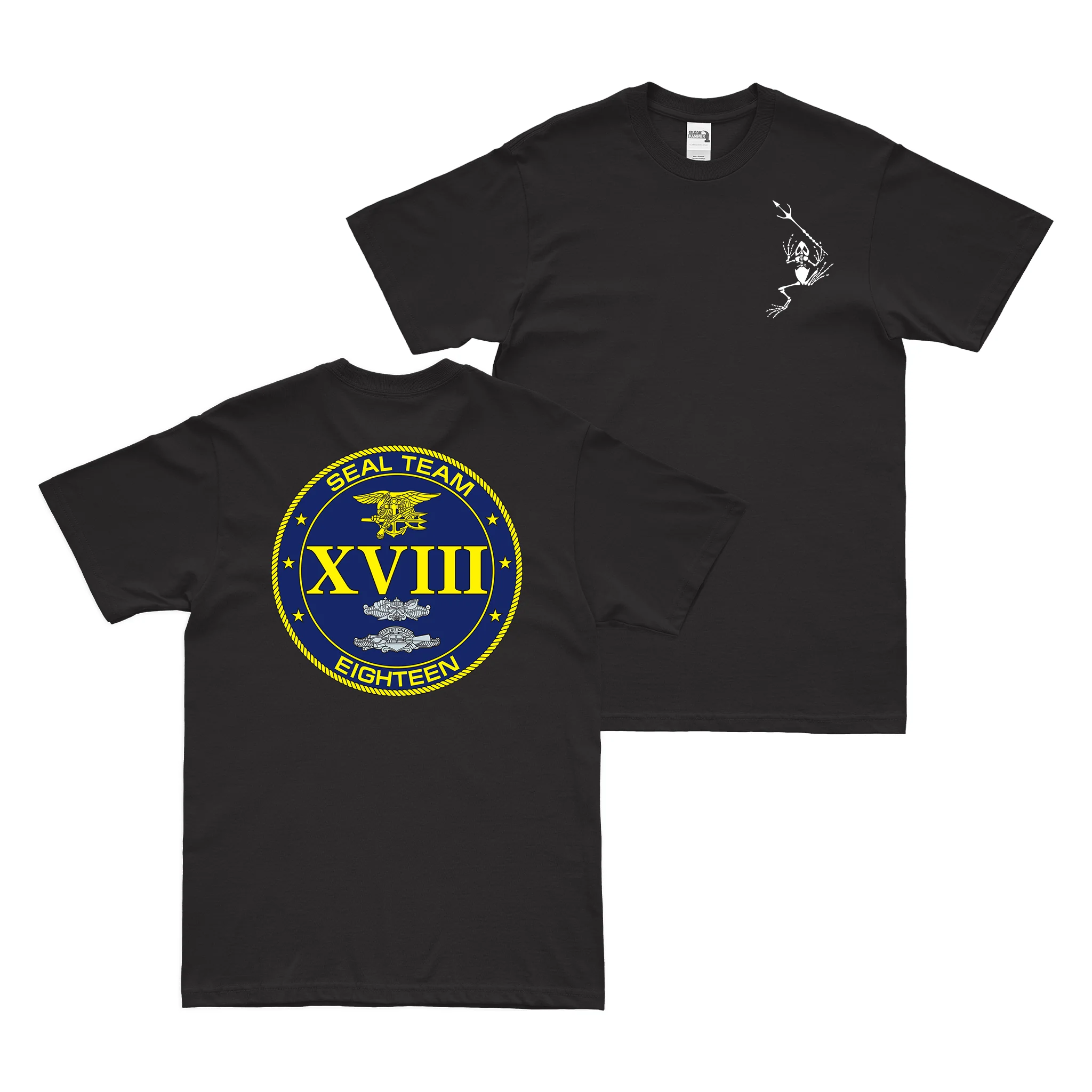 Double-Sided U.S. Navy SEAL Team 18 Frogman T-Shirt