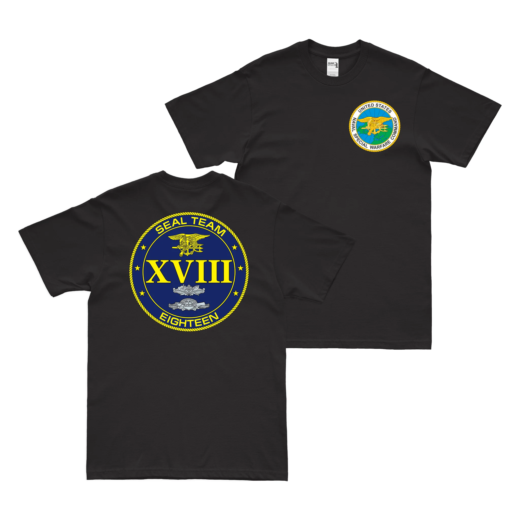 Double-Sided U.S. Navy SEAL Team 18 NSW T-Shirt