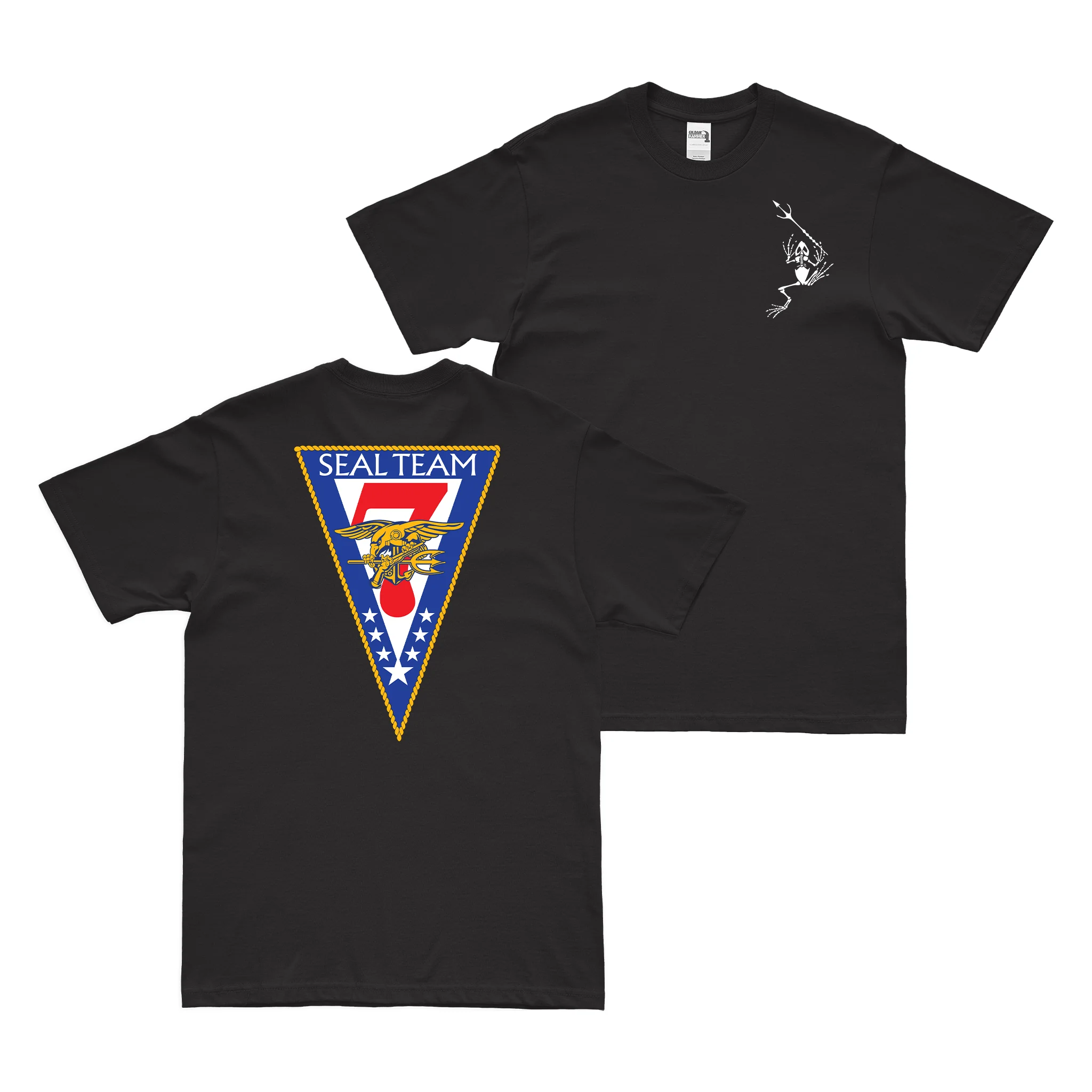 Double-Sided U.S. Navy SEAL Team 7 Frogman T-Shirt