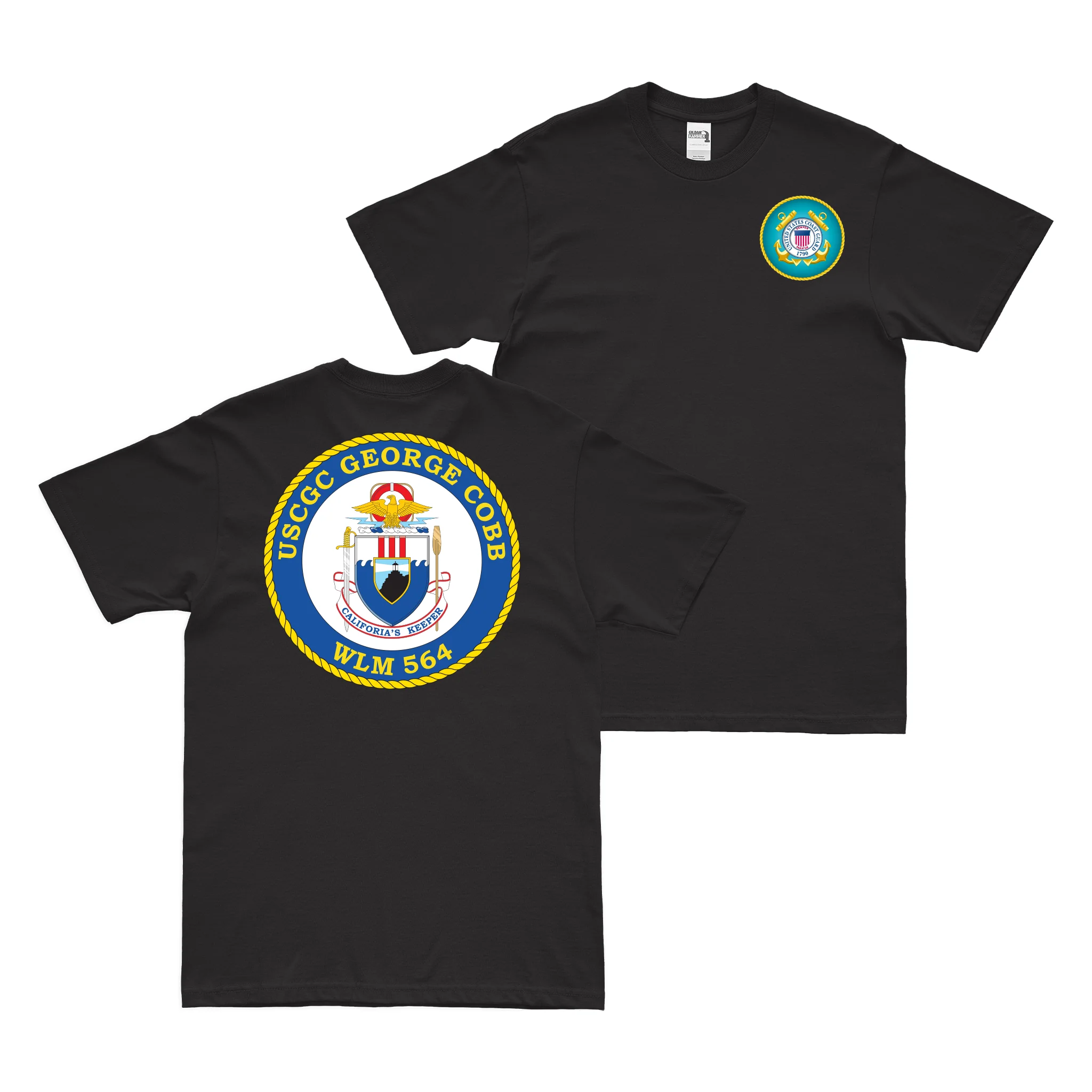 Double-Sided USCGC George Cobb (WLM-56) T-Shirt