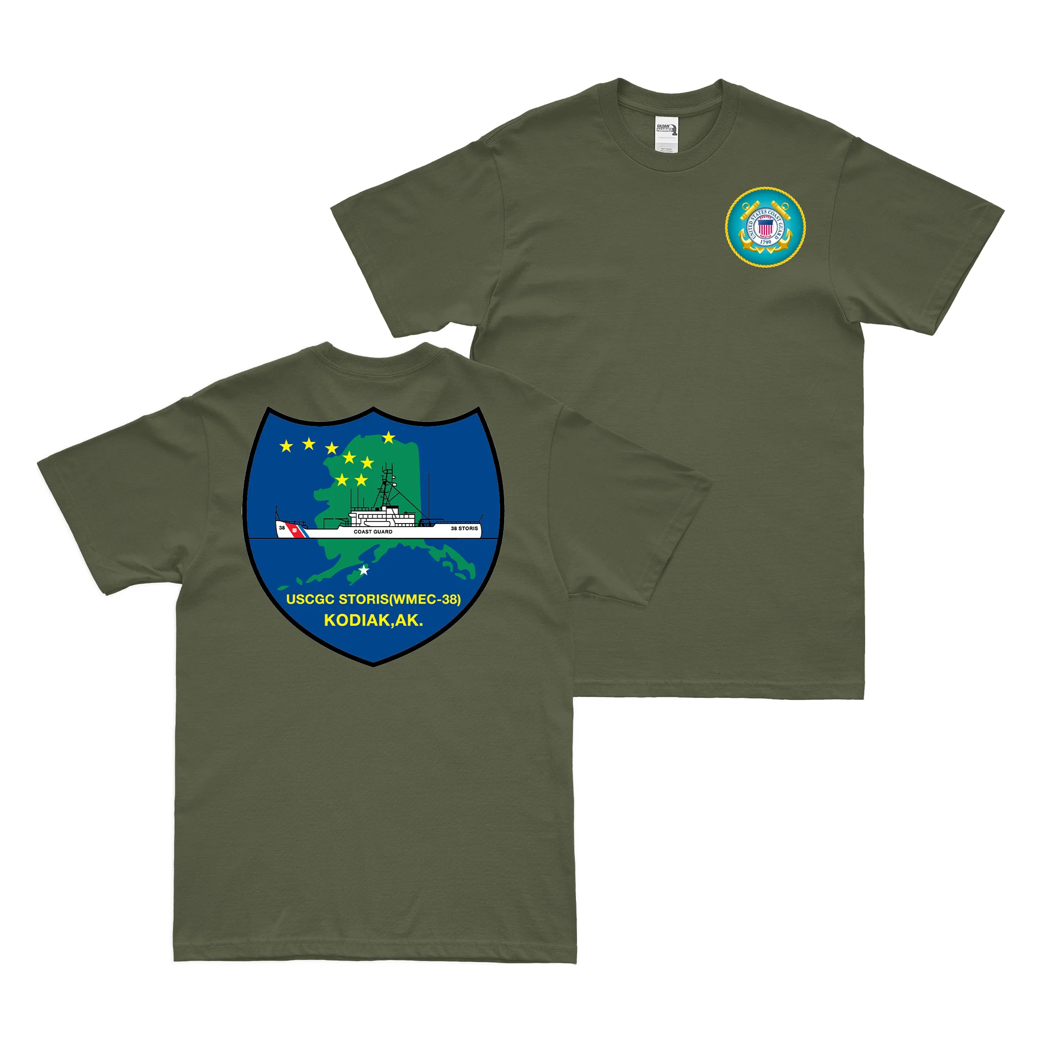Double-Sided USCGC Storis (WMEC-38) T-Shirt - Image 2