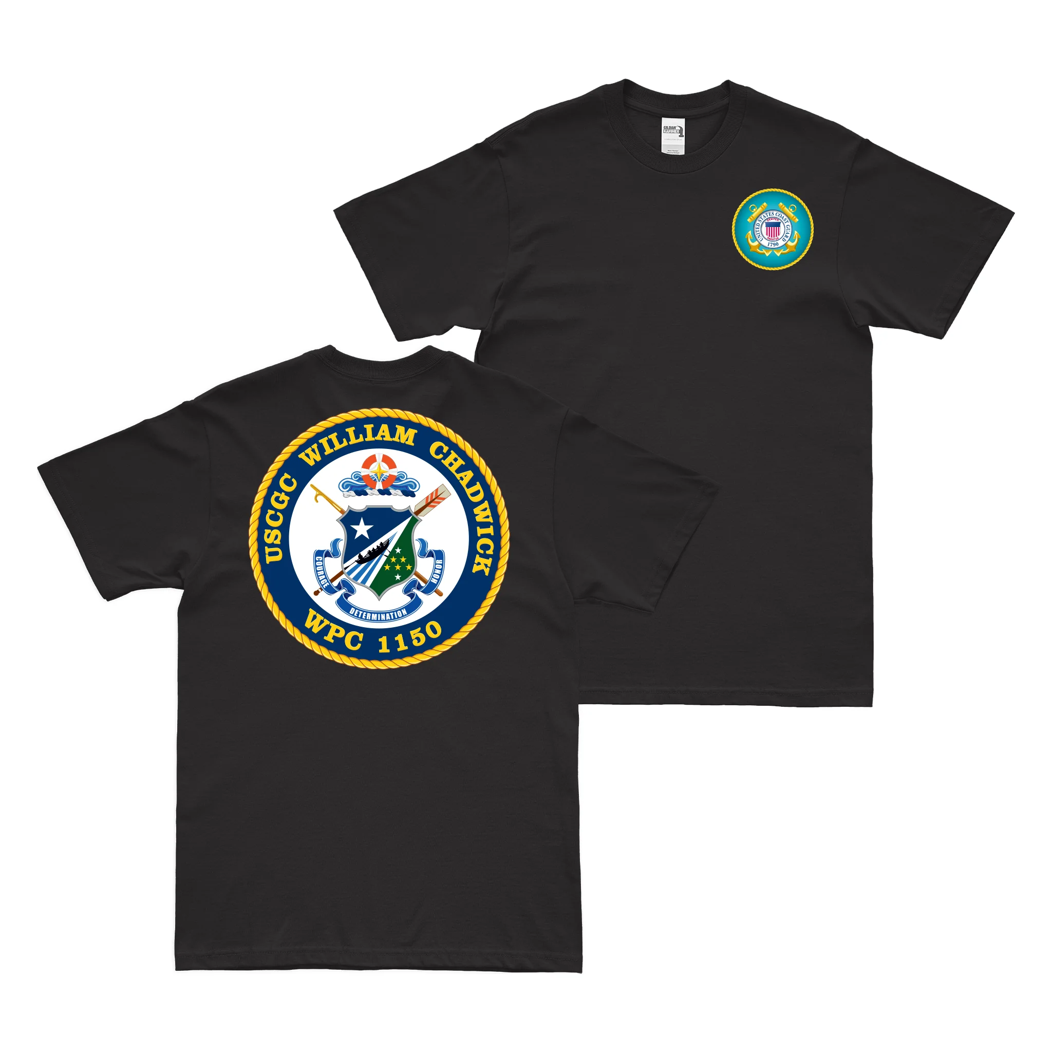 Double-Sided USCGC William Chadwick (WPC-1150) T-Shirt
