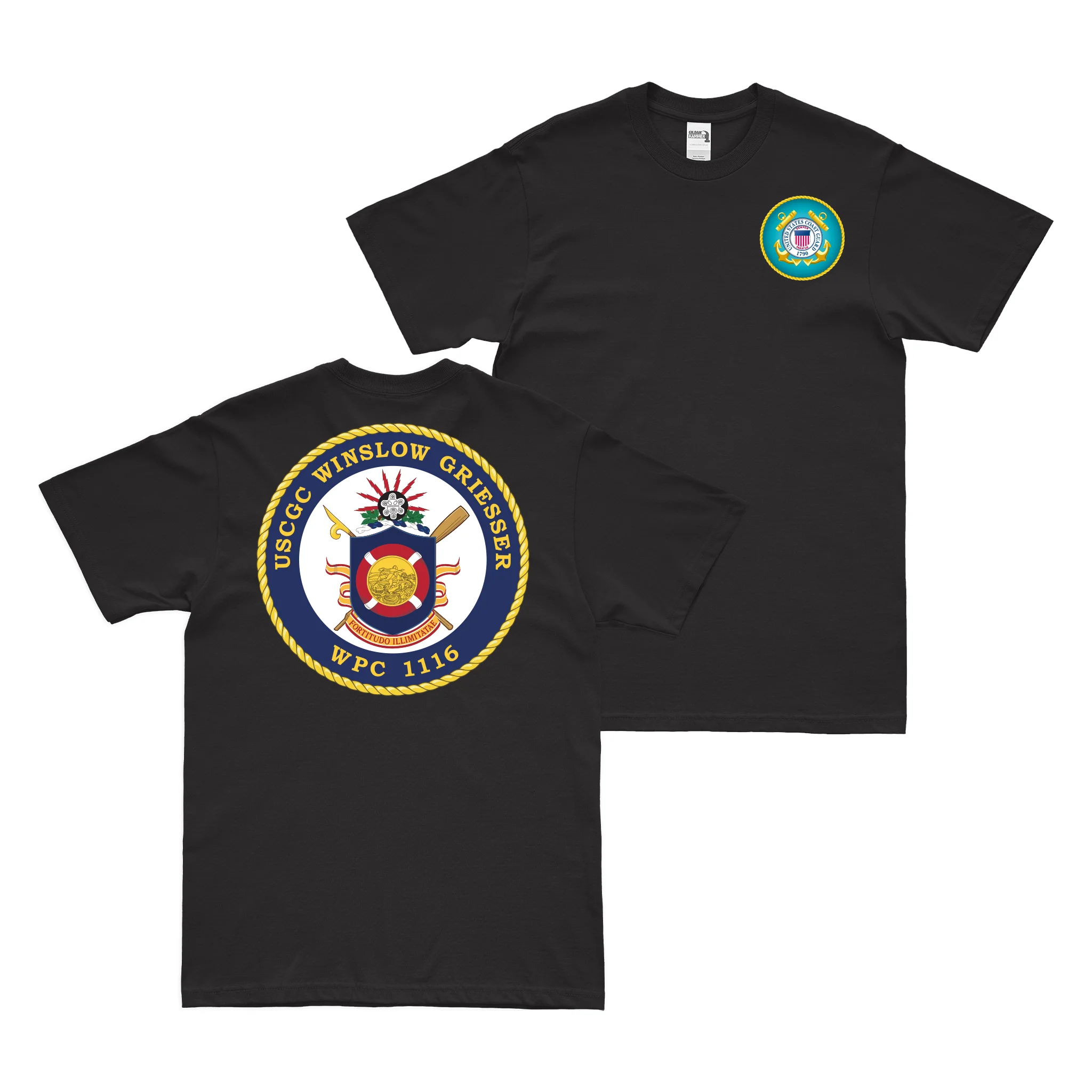 Double-Sided USCGC Winslow Griesser (WPC-1116) T-Shirt