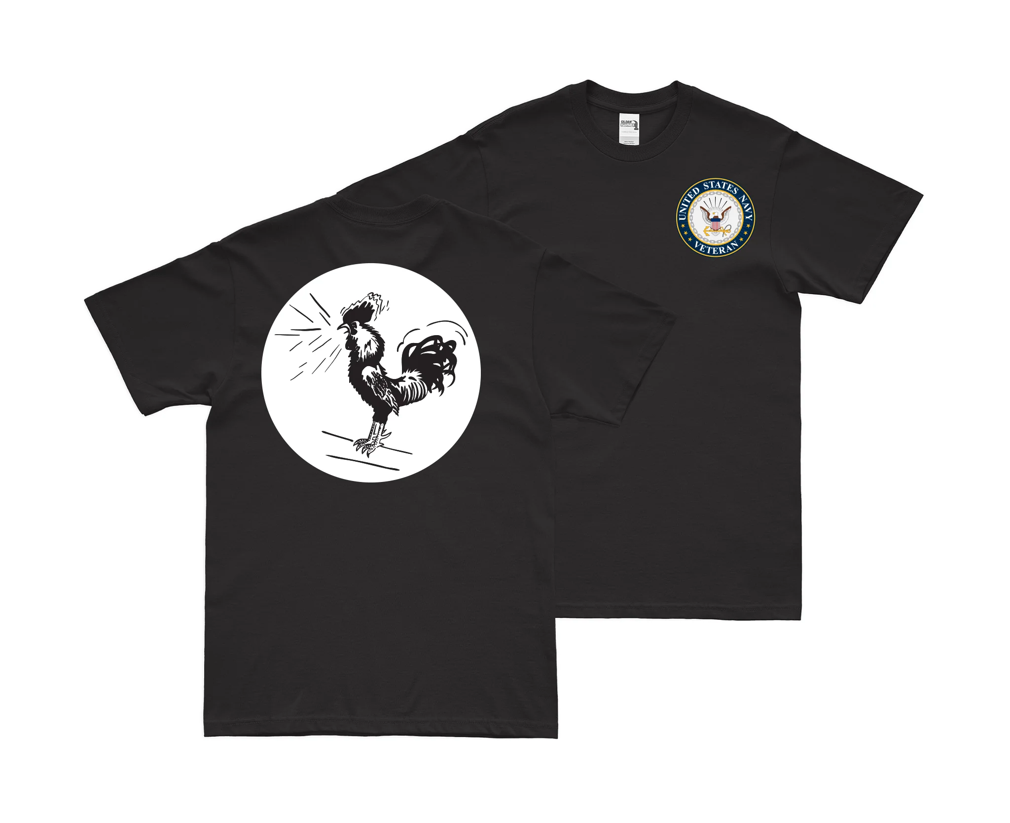 Double-Sided USS Saratoga (CV-3) Veteran T-Shirt