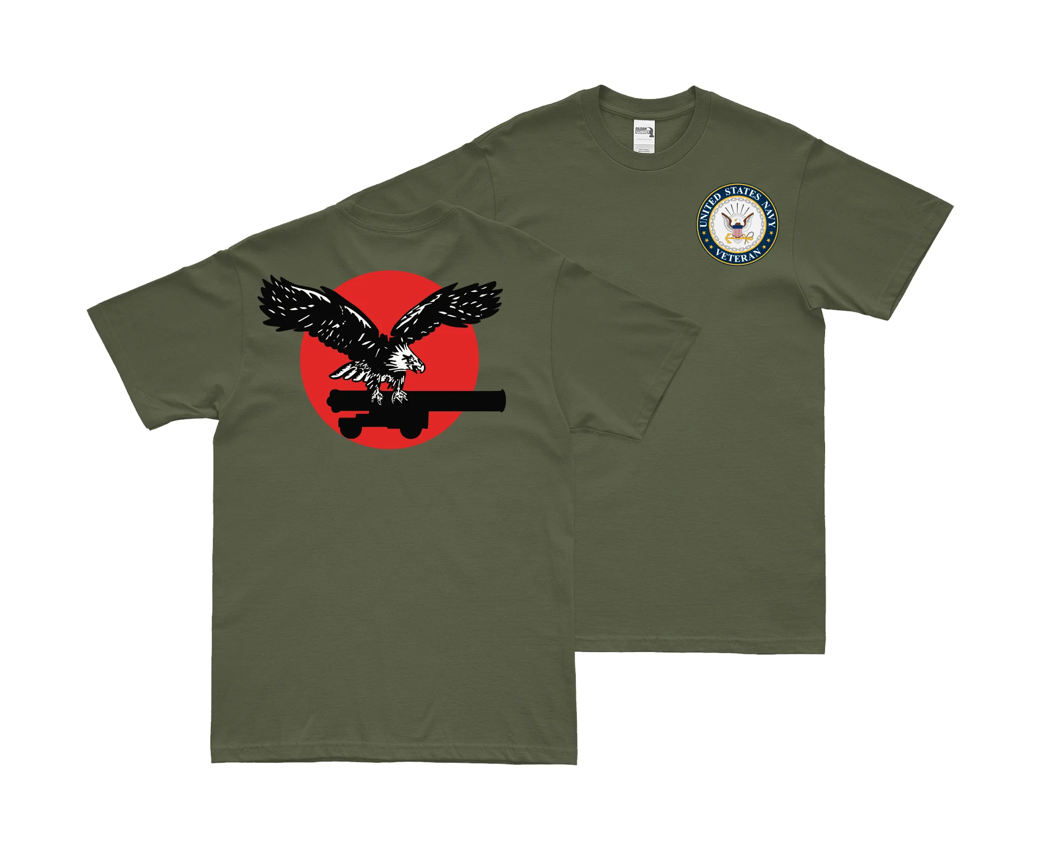 Double-Sided USS Yorktown (CV-5) Veteran T-Shirt - Image 2