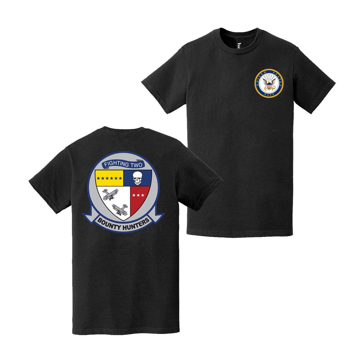 Double-Sided VFA-2 Bounty Hunters U.S. Navy T-Shirt