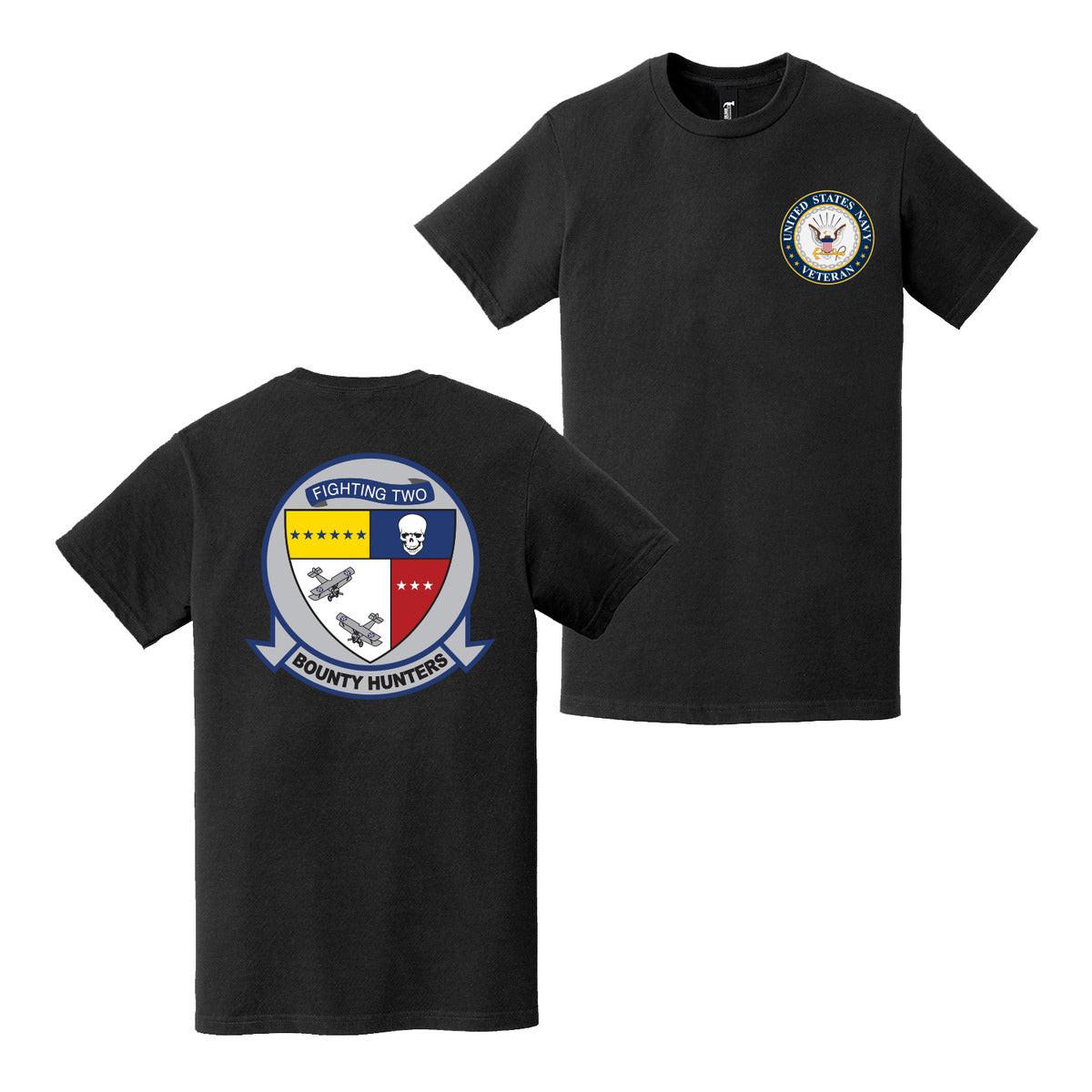Double-Sided VFA-2 Bounty Hunters Veteran T-Shirt
