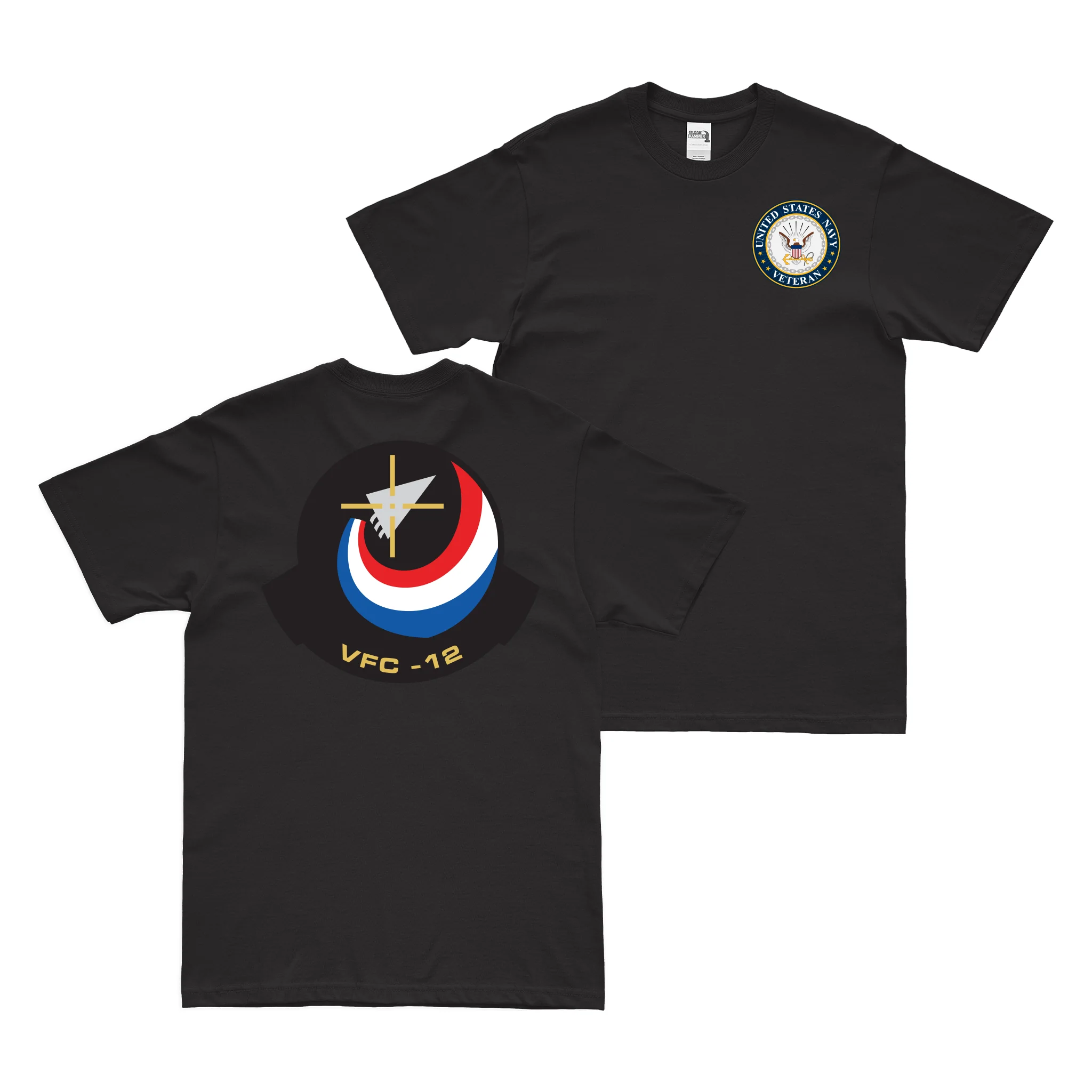 Double-Sided VFC-12 U.S. Navy Veteran T-Shirt