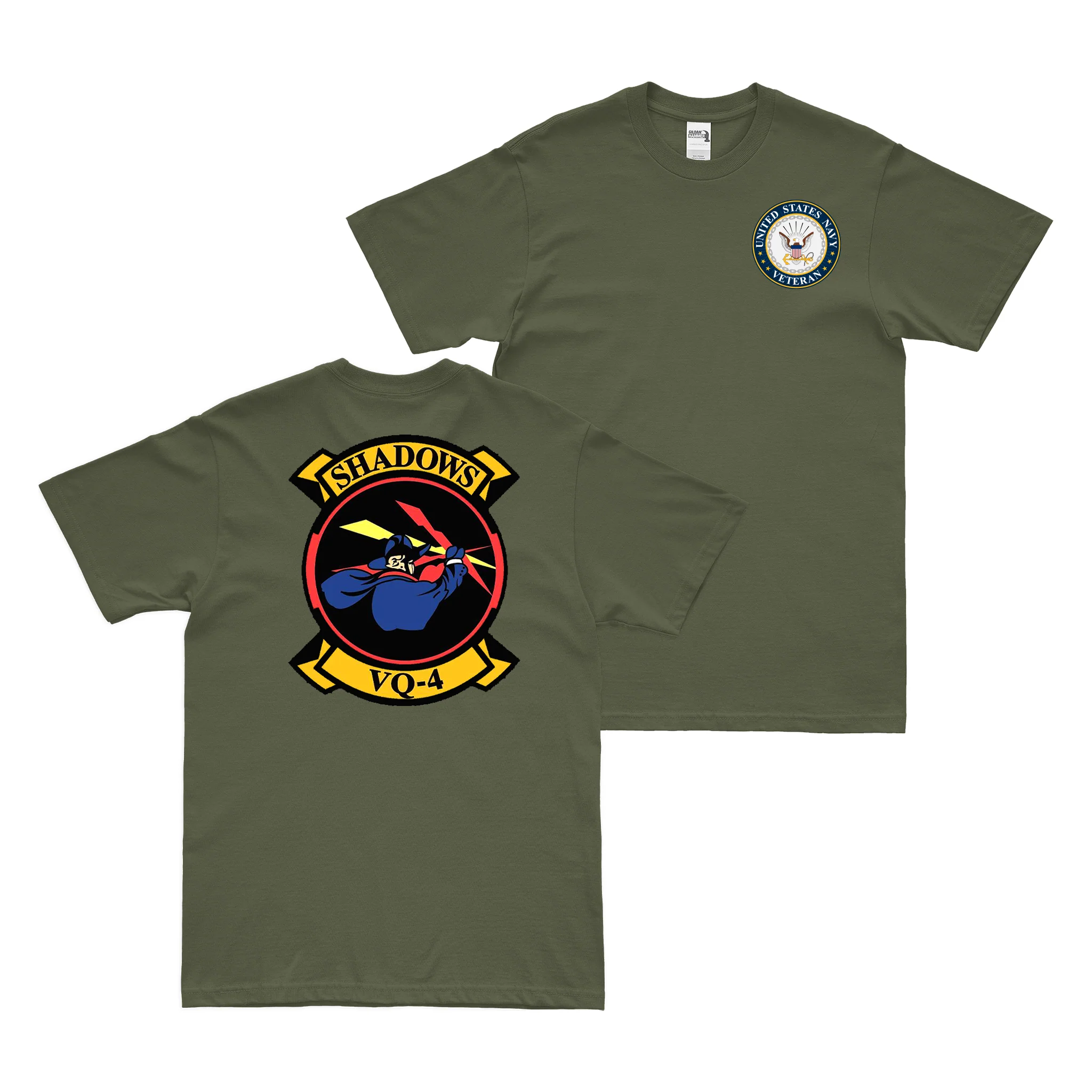 Double-Sided VQ-4 U.S. Navy Veteran T-Shirt - Image 2