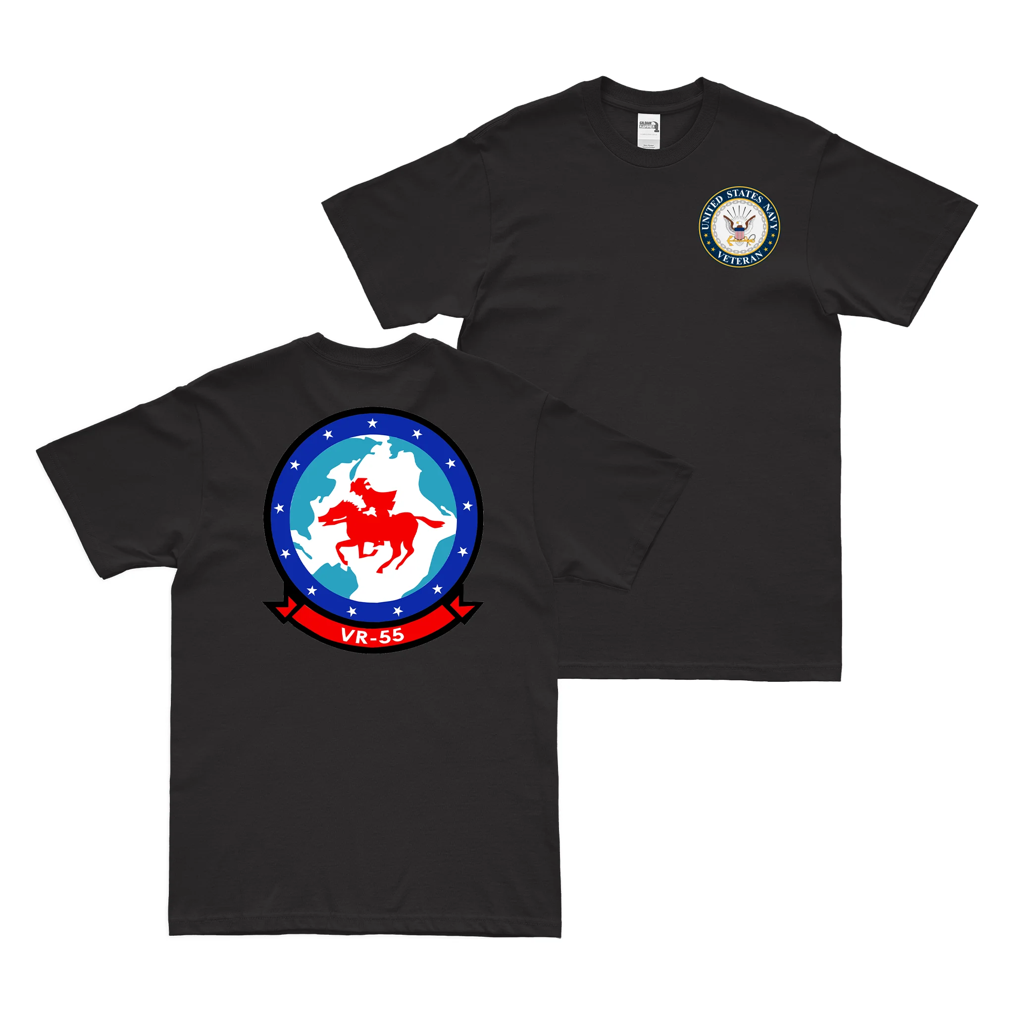 Double-Sided VR-55 U.S. Navy Veteran T-Shirt