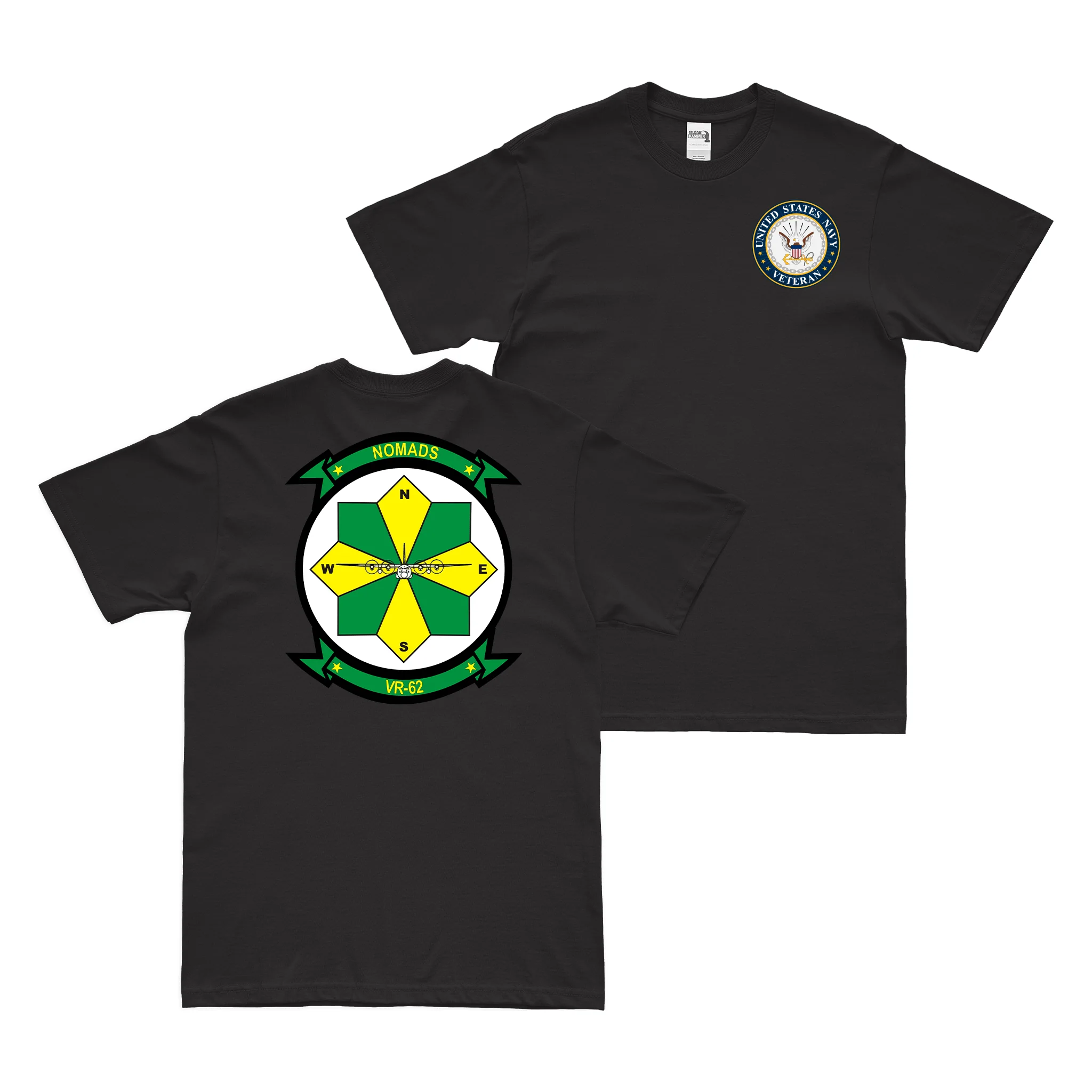 Double-Sided VR-62 U.S. Navy Veteran T-Shirt