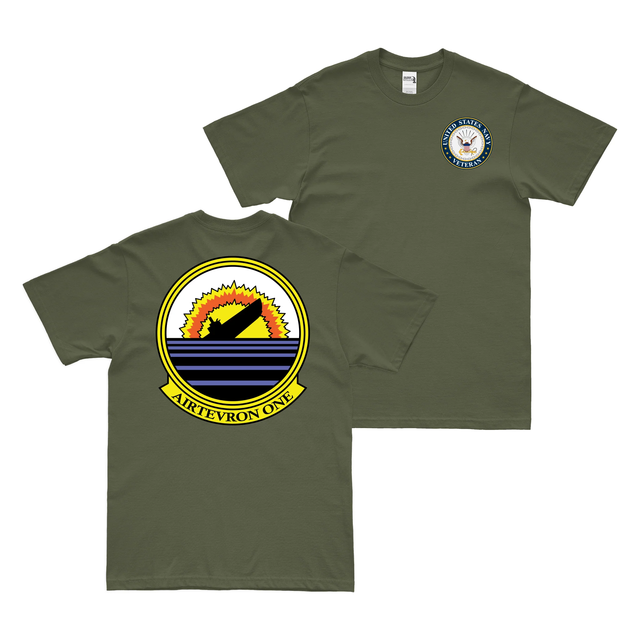 Double-Sided VX-1 U.S. Navy Veteran T-Shirt - Image 2