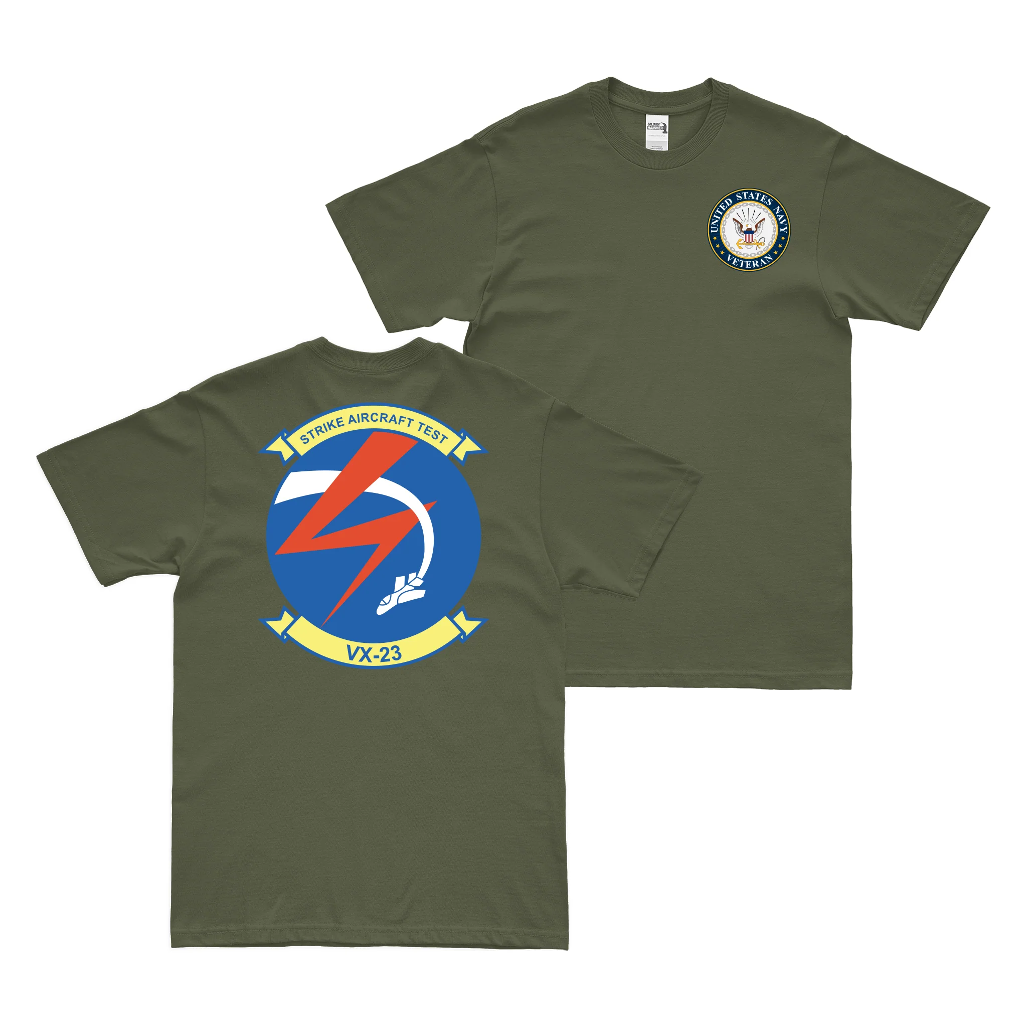 Double-Sided VX-23 U.S. Navy Veteran T-Shirt - Image 2