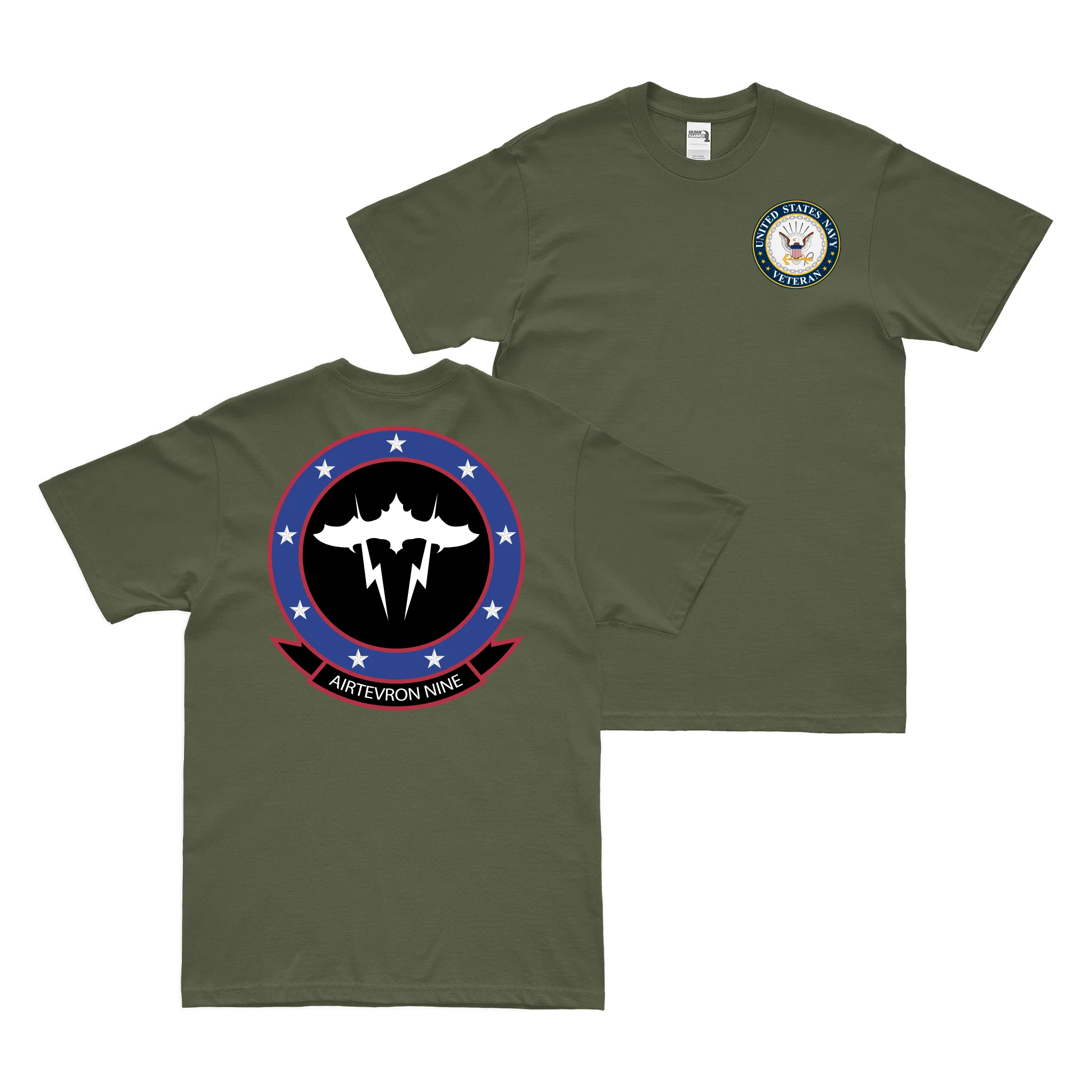 Double-Sided VX-9 U.S. Navy Veteran T-Shirt - Image 2