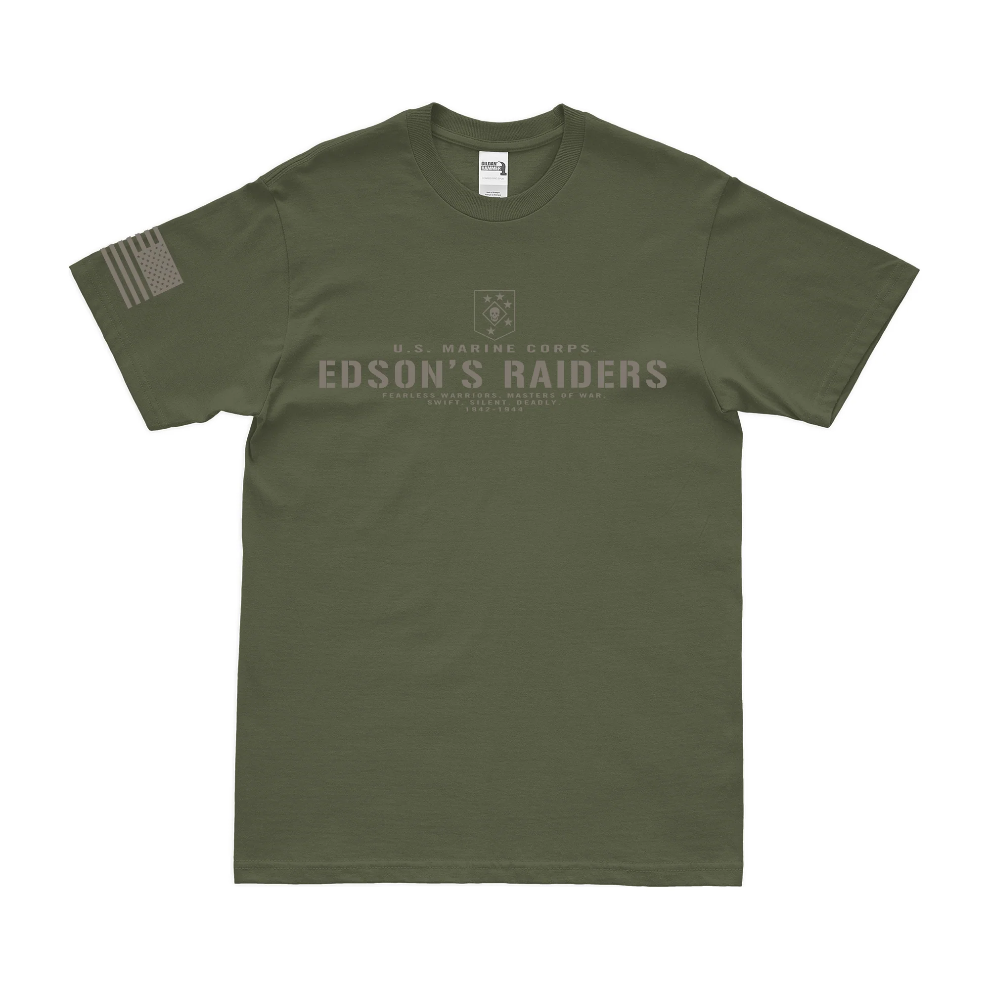 Edson's Raiders USMC WWII Legacy T-Shirt - Image 2