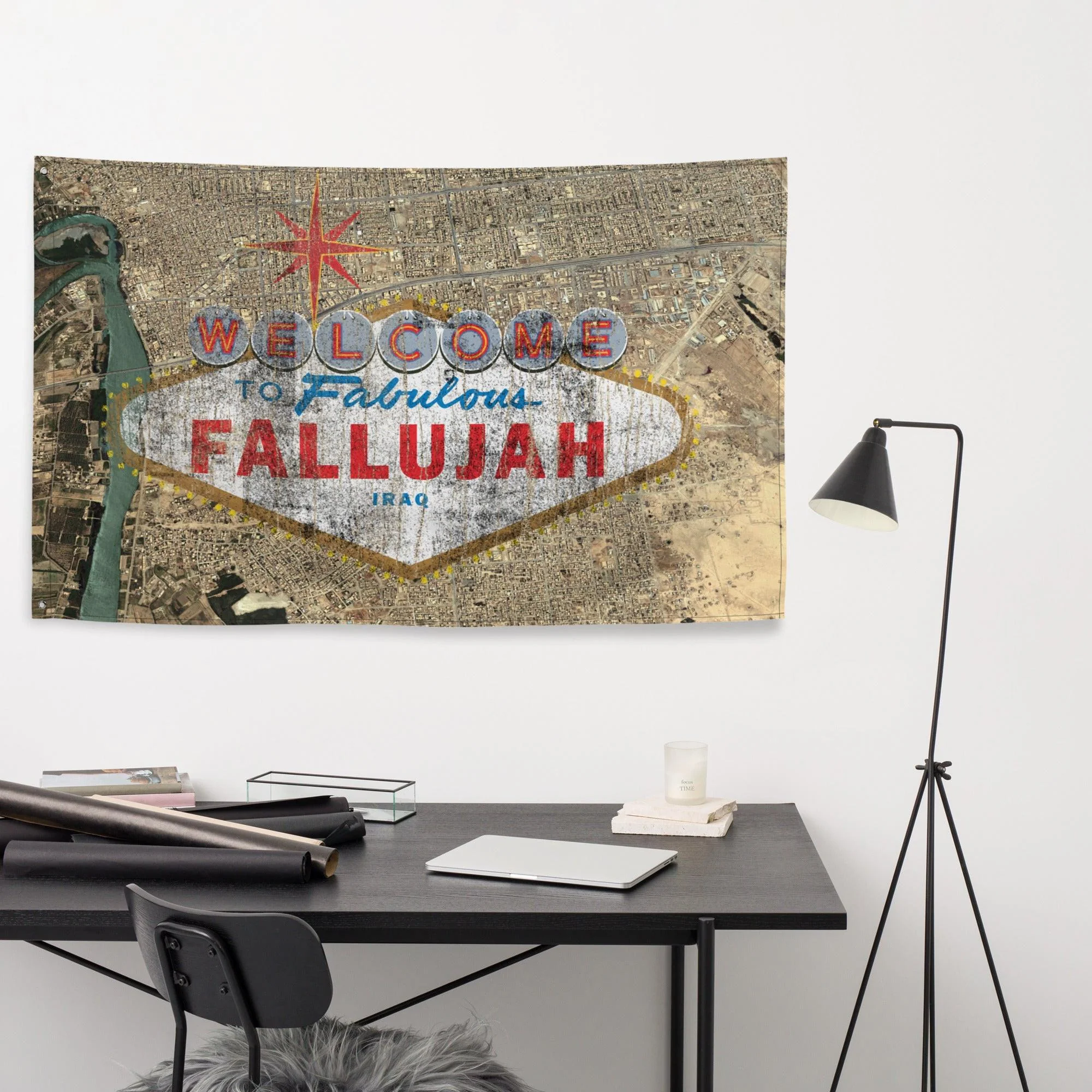 Welcome to Fabulous Fallujah Operation Phantom Fury Flag - Image 2