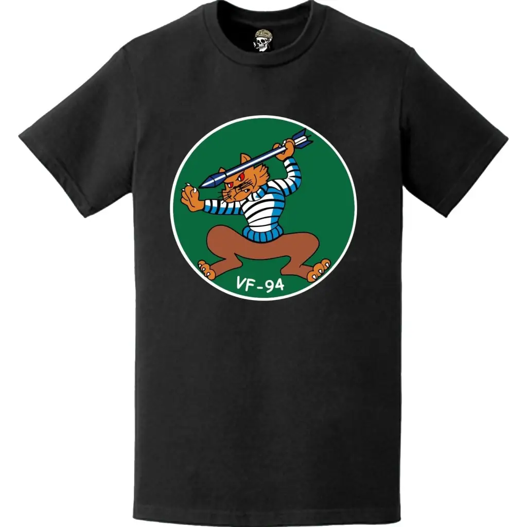 Fighter Squadron 94 (VF-94) Logo Emblem Crest T-Shirt