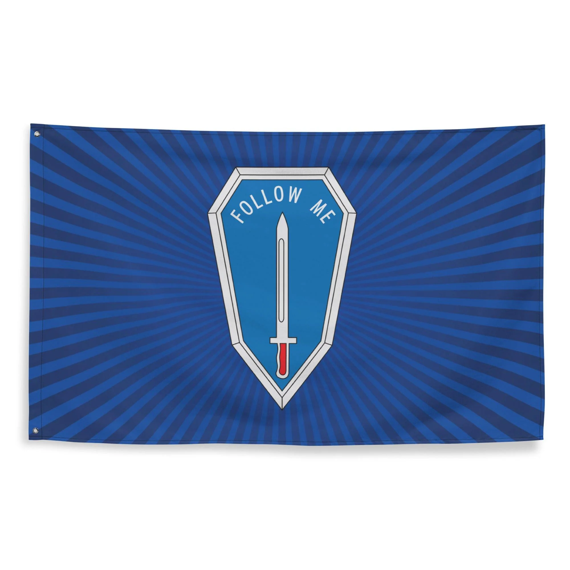 'Follow Me' U.S. Army Infantry Branch Motto Blue Flag - Image 4