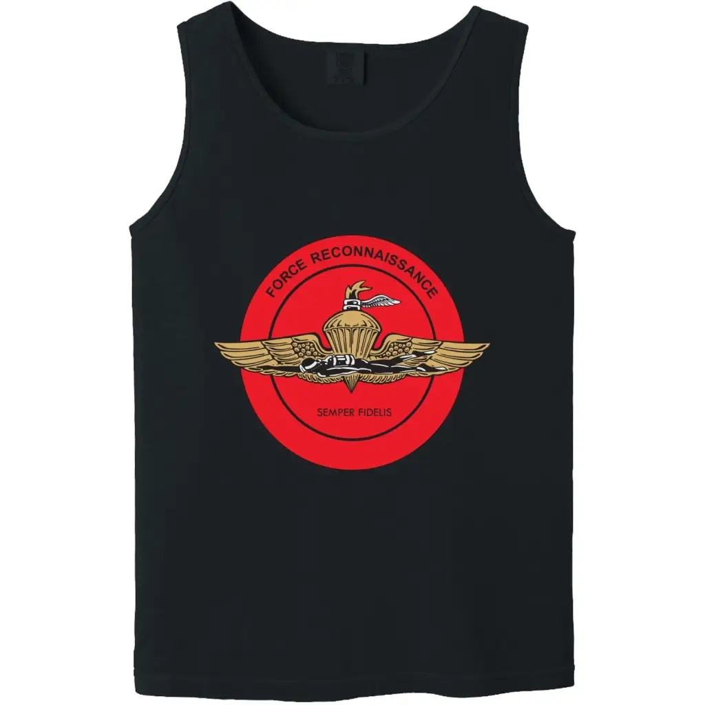 Force Reconnaissance Unit Logo Emblem Tank Top