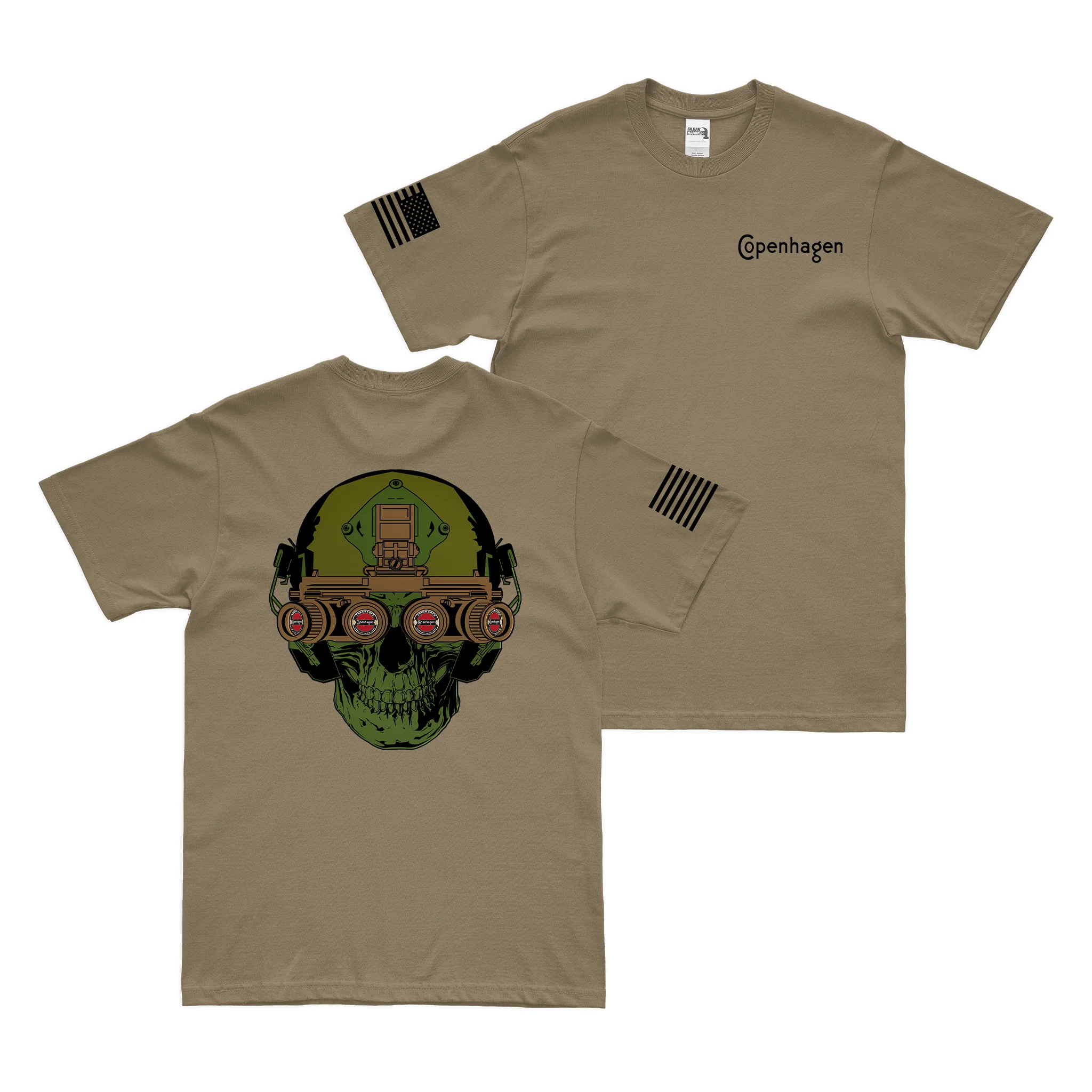 Fresh Cope Quad NVG's Special Forces Skull T-Shirt - Image 3