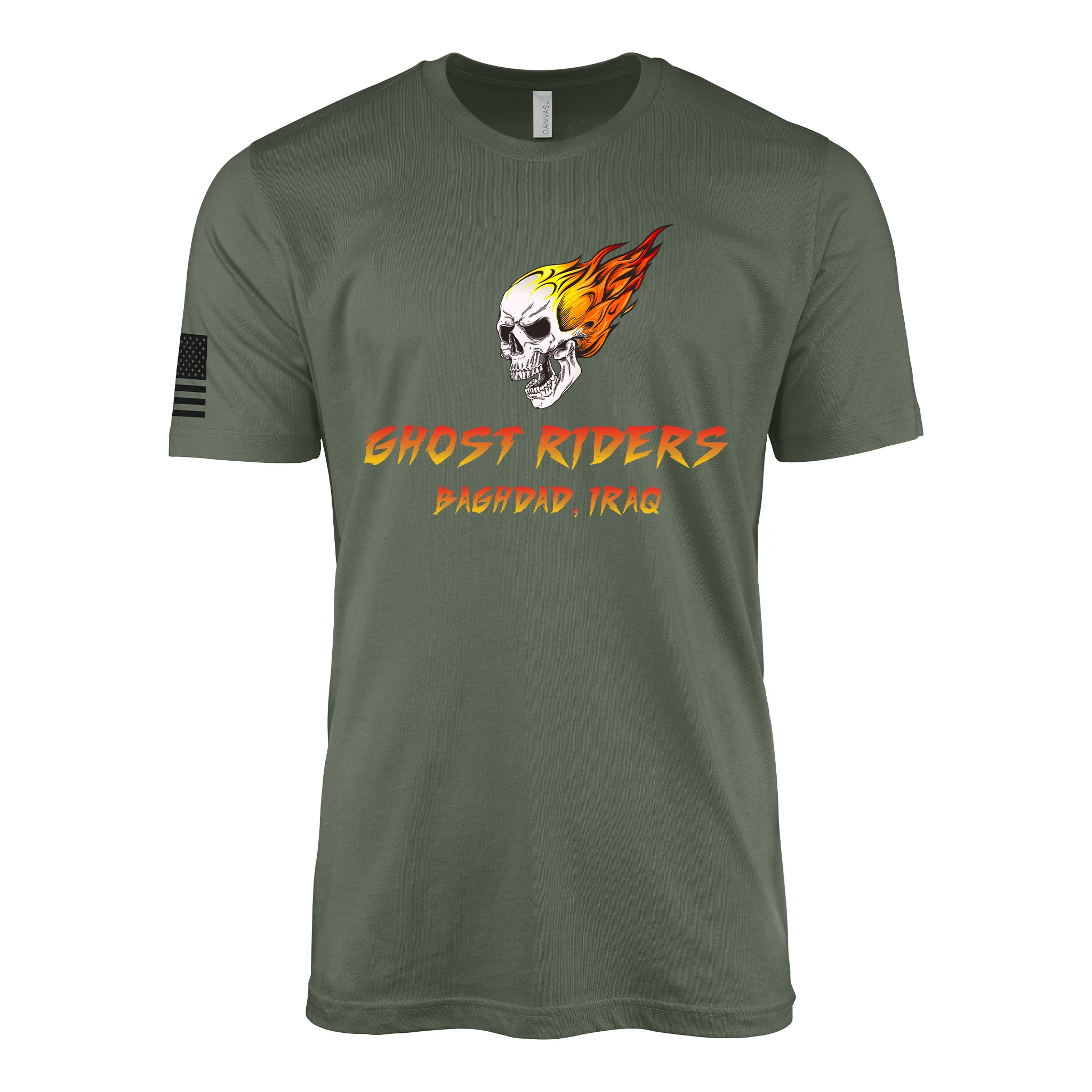 Ghost Riders Baghdad Iraq War T-Shirt - Image 3