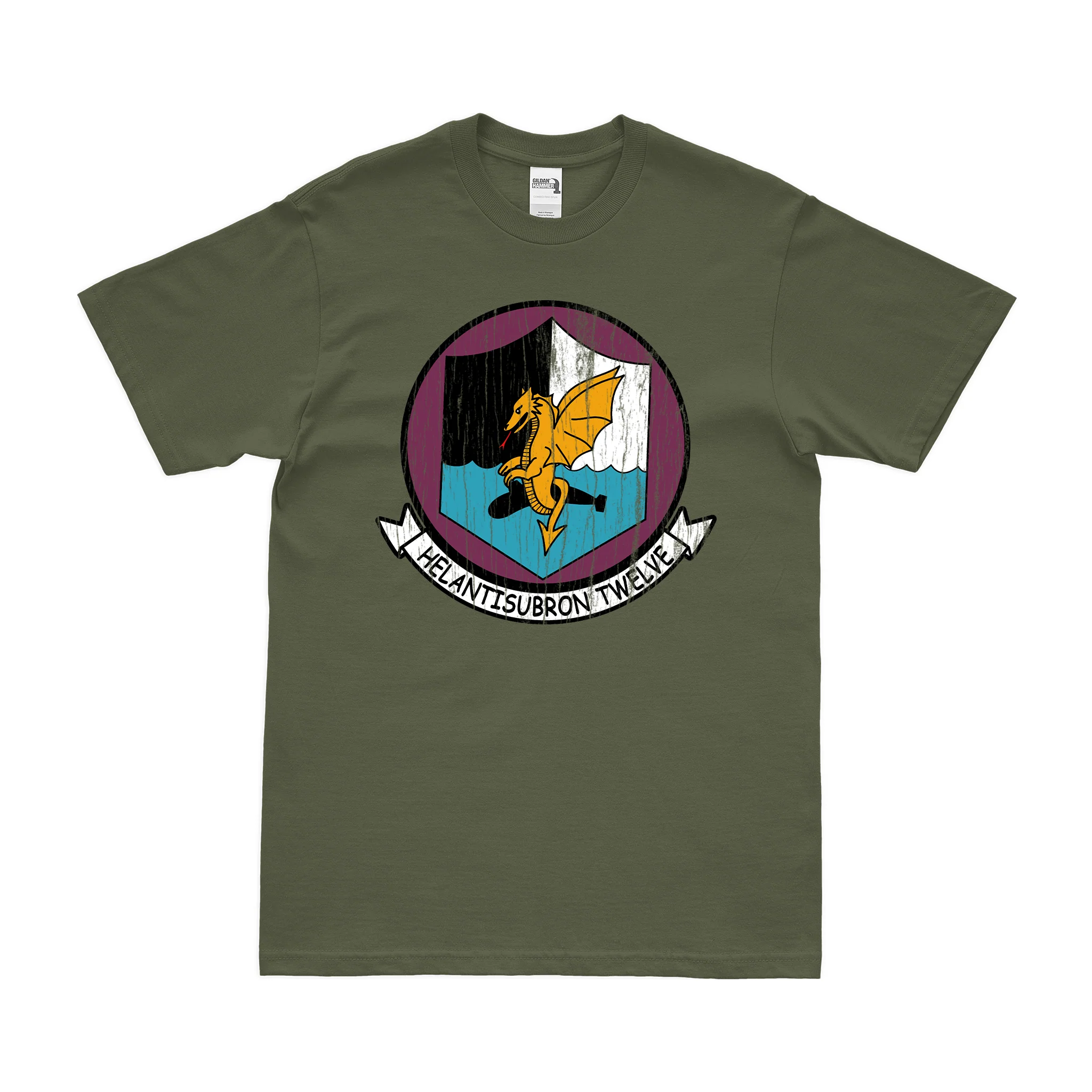 Helicopter Anti-Submarine Squadron 12 (HS-12) T-Shirt - Image 4