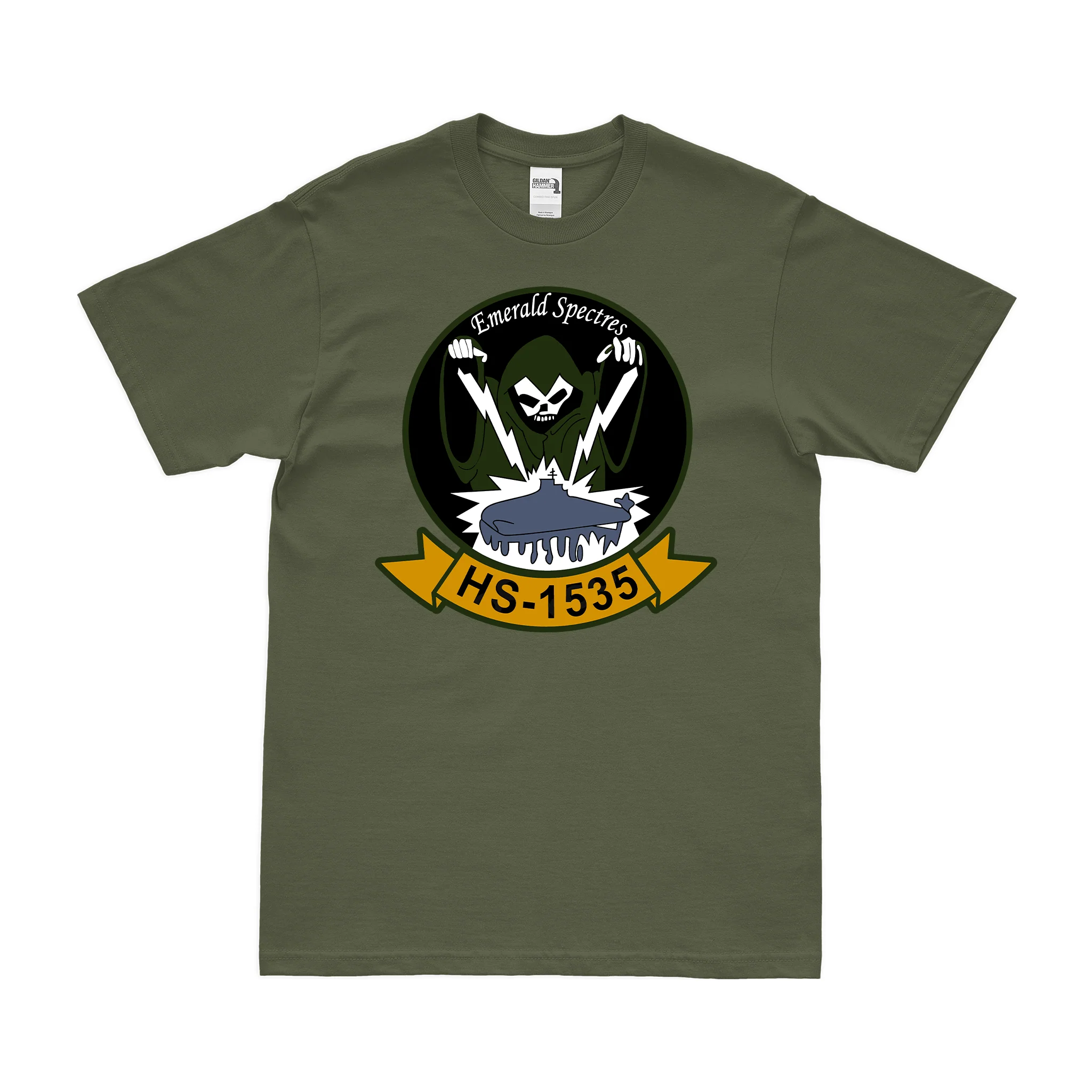 Helicopter Anti-Submarine Squadron 1535 (HS-1535) T-Shirt - Image 2