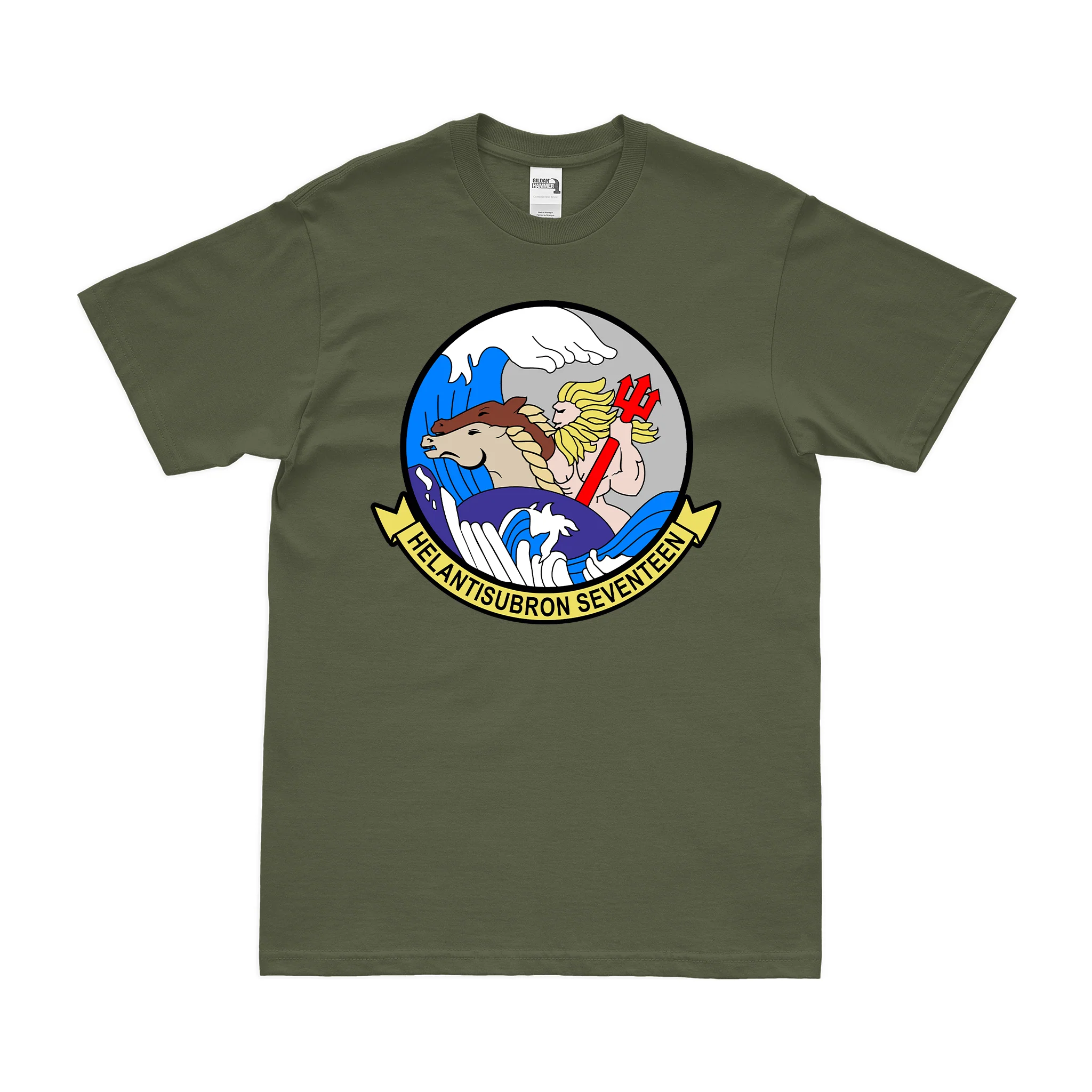 Helicopter Anti-Submarine Squadron 17 (HS-17) T-Shirt - Image 2