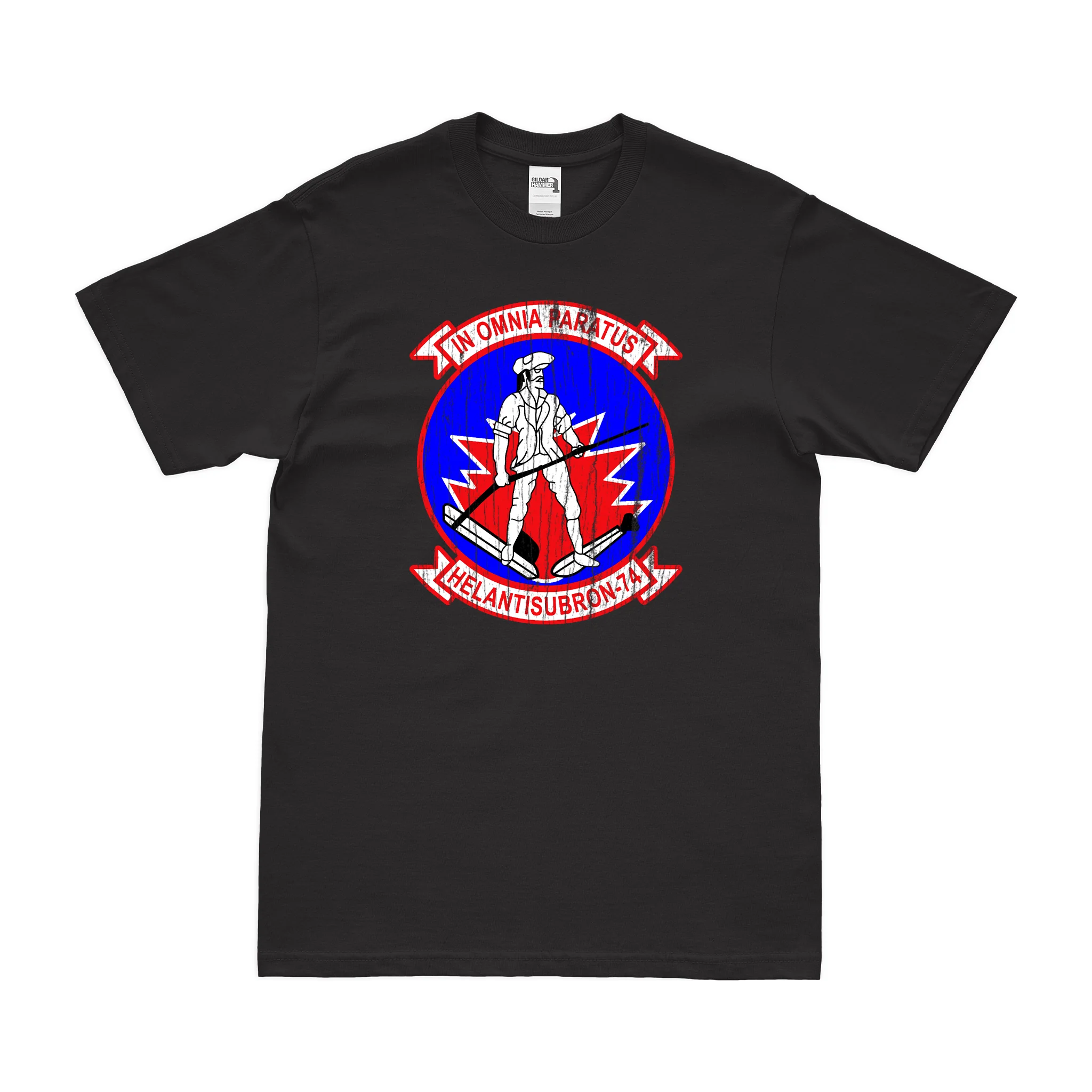 Helicopter Anti-Submarine Squadron 74 (HS-74) T-Shirt - Image 3