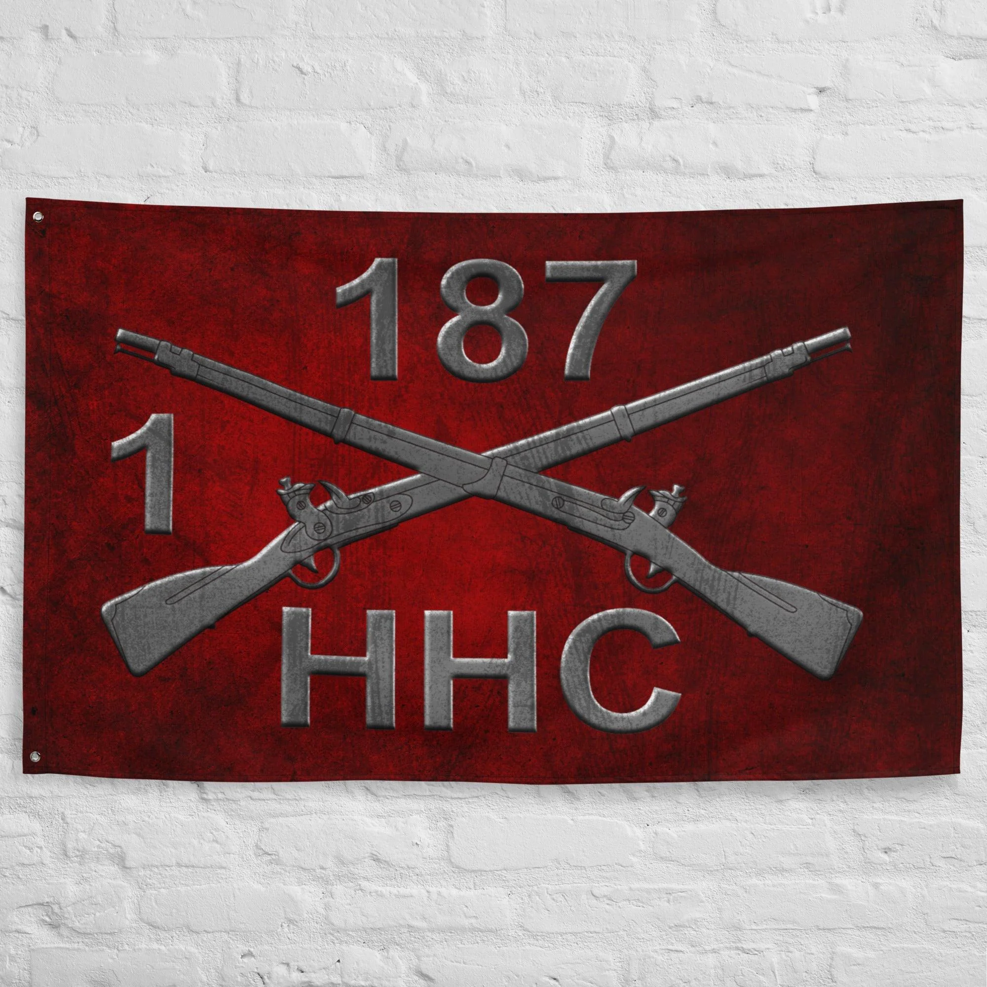 HHC 1-187 Infantry "Leader Rakkasans" Torii Flag - Image 3