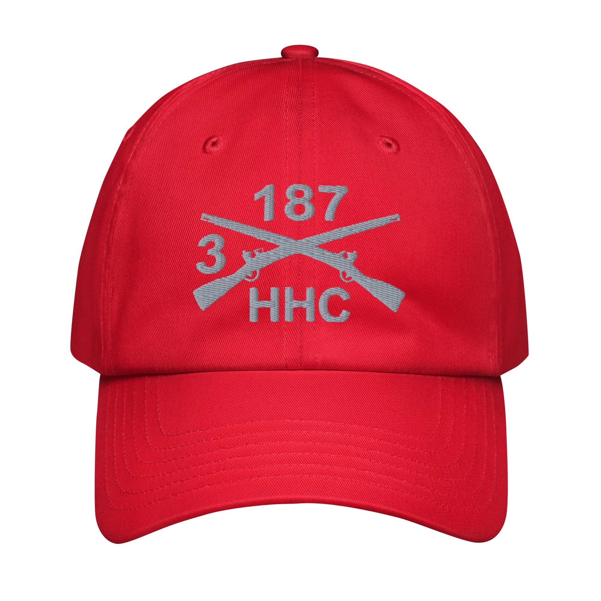 HHC 3-187 INF RGT Embroidered Under Armour® Dad Hat - Image 7