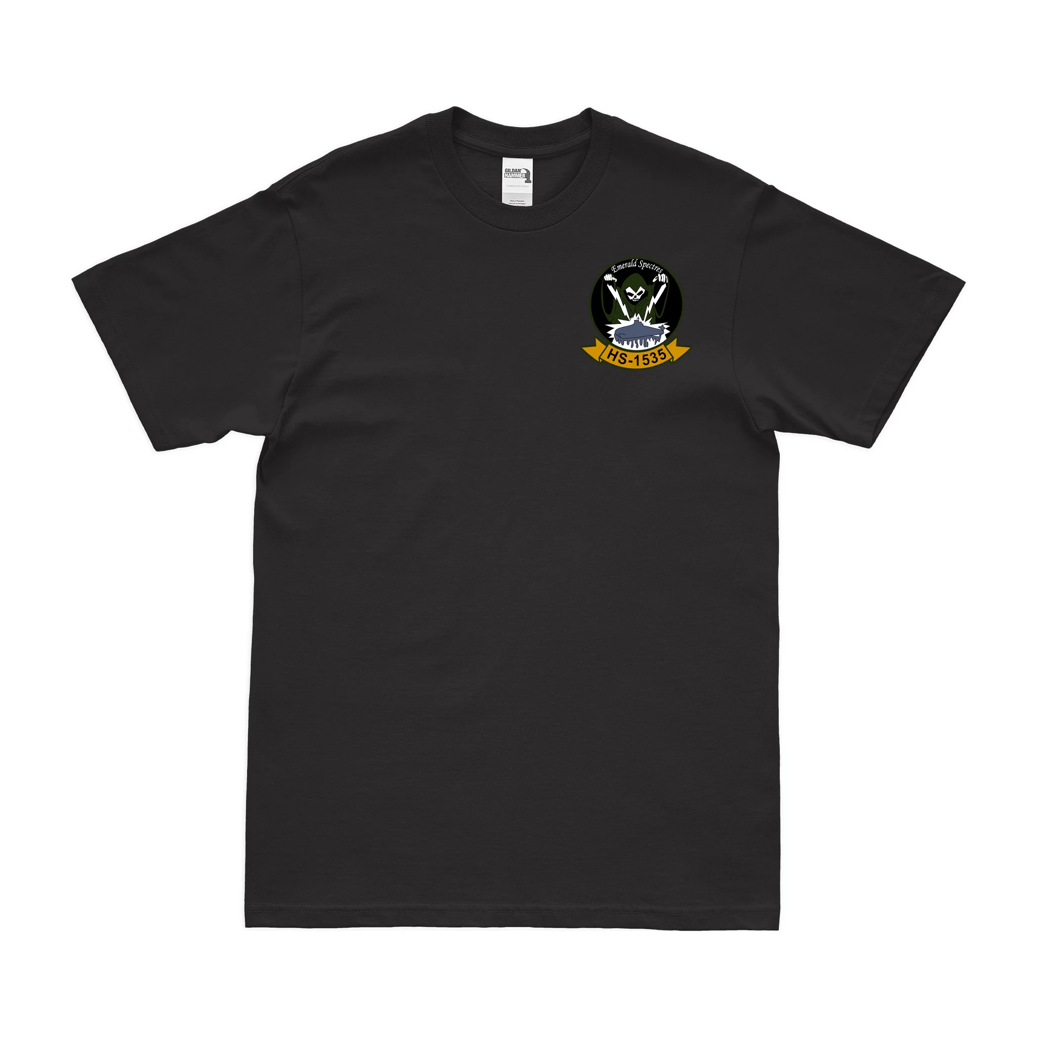 HS-1535 Left Chest Logo Emblem T-Shirt