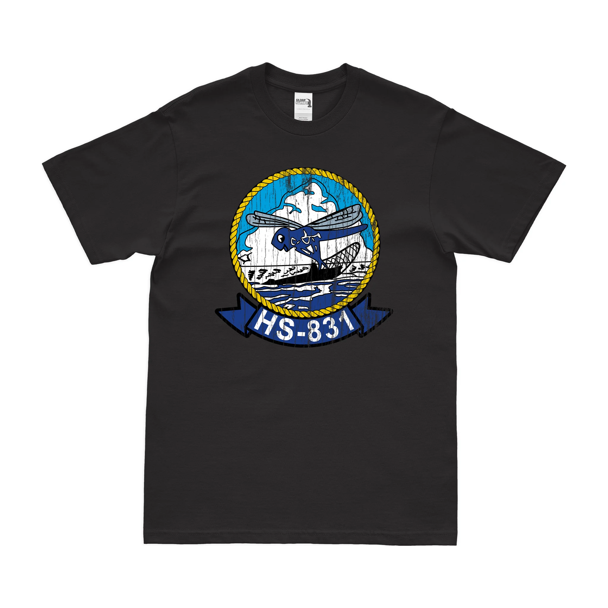 Helicopter Anti-Submarine Squadron 831 (HS-831) T-Shirt - Image 3