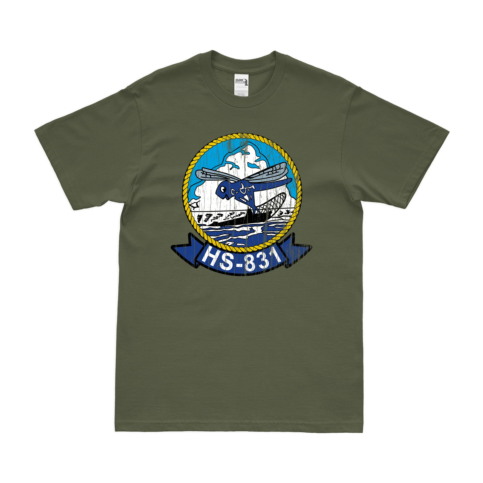 Helicopter Anti-Submarine Squadron 831 (HS-831) T-Shirt - Image 4