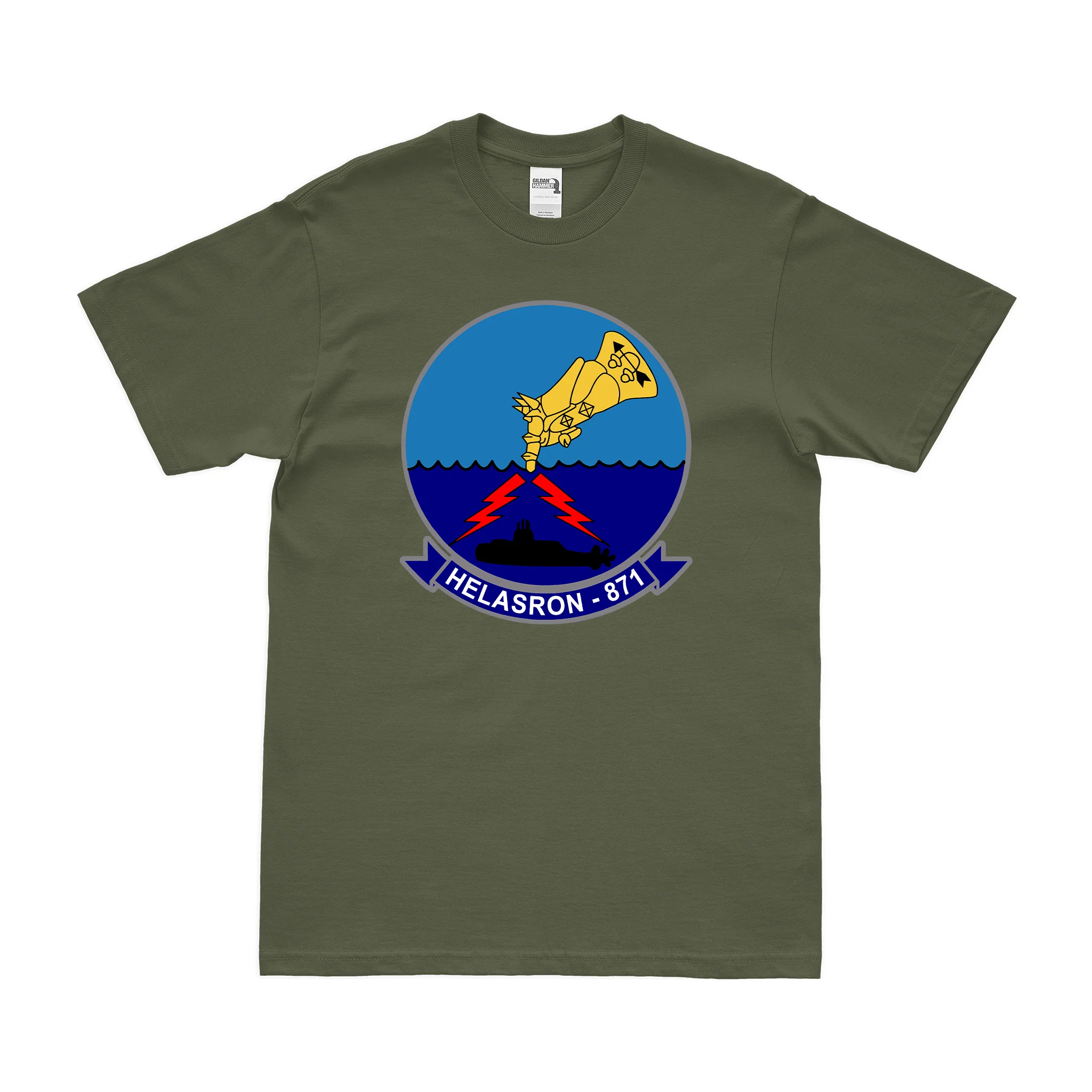 Helicopter Anti-Submarine Squadron 871 (HS-871) T-Shirt - Image 2