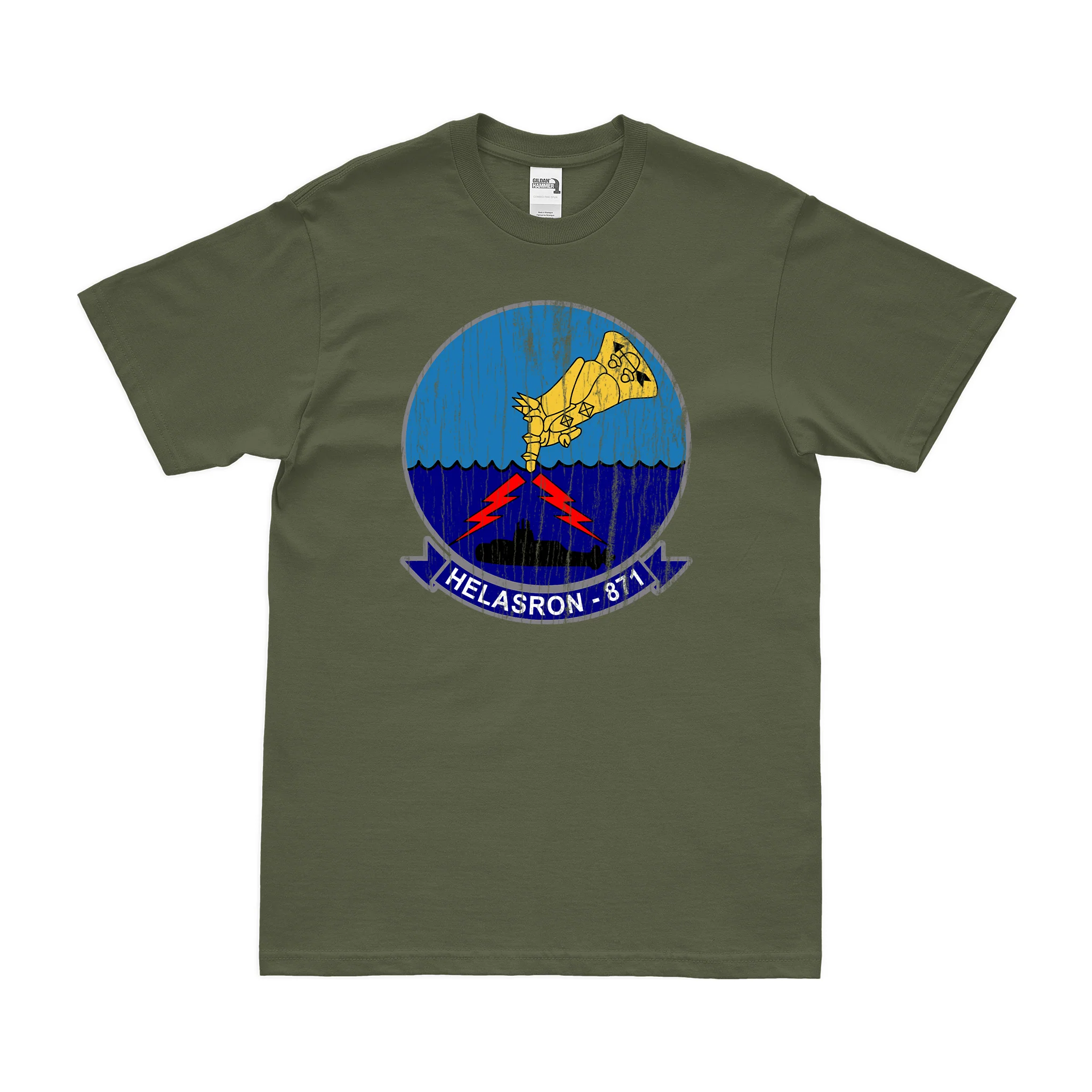 Helicopter Anti-Submarine Squadron 871 (HS-871) T-Shirt - Image 4