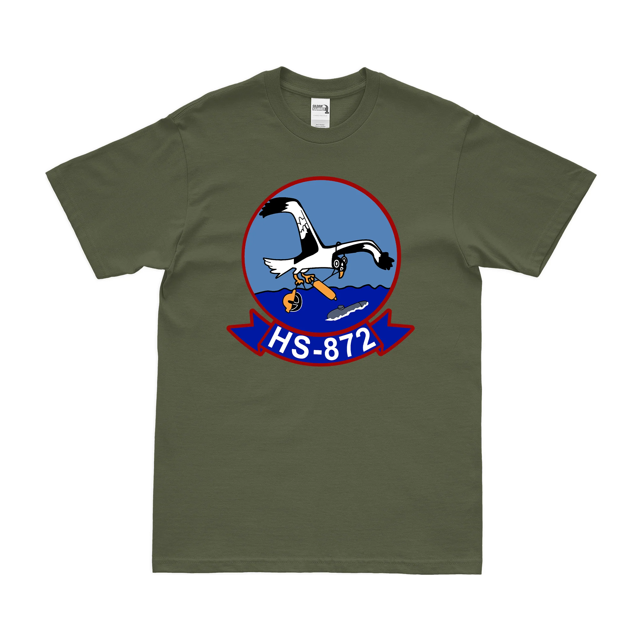 Helicopter Anti-Submarine Squadron 872 (HS-872) T-Shirt - Image 2